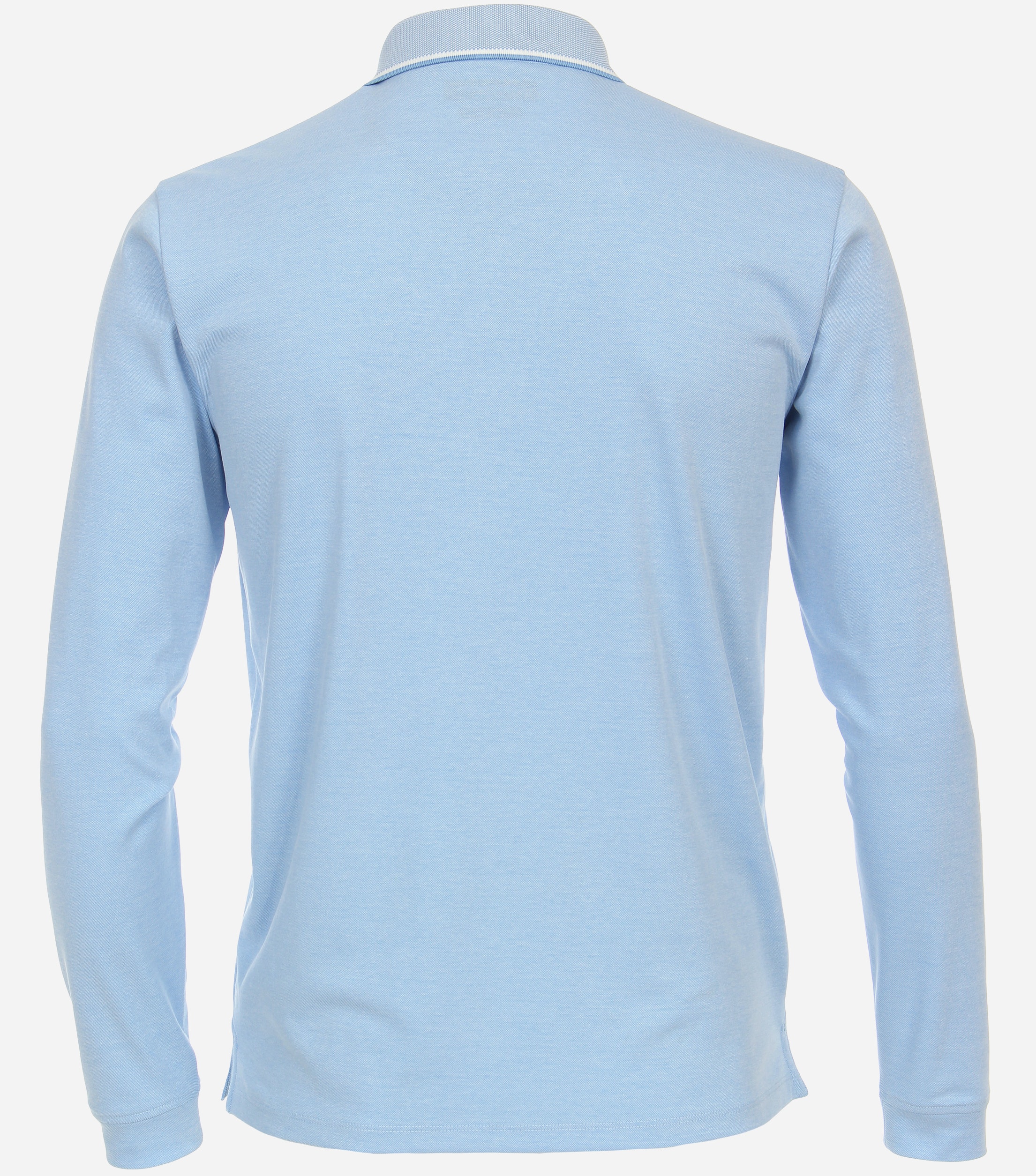 CASA MODA comfort fit polo lange mouw, blauw