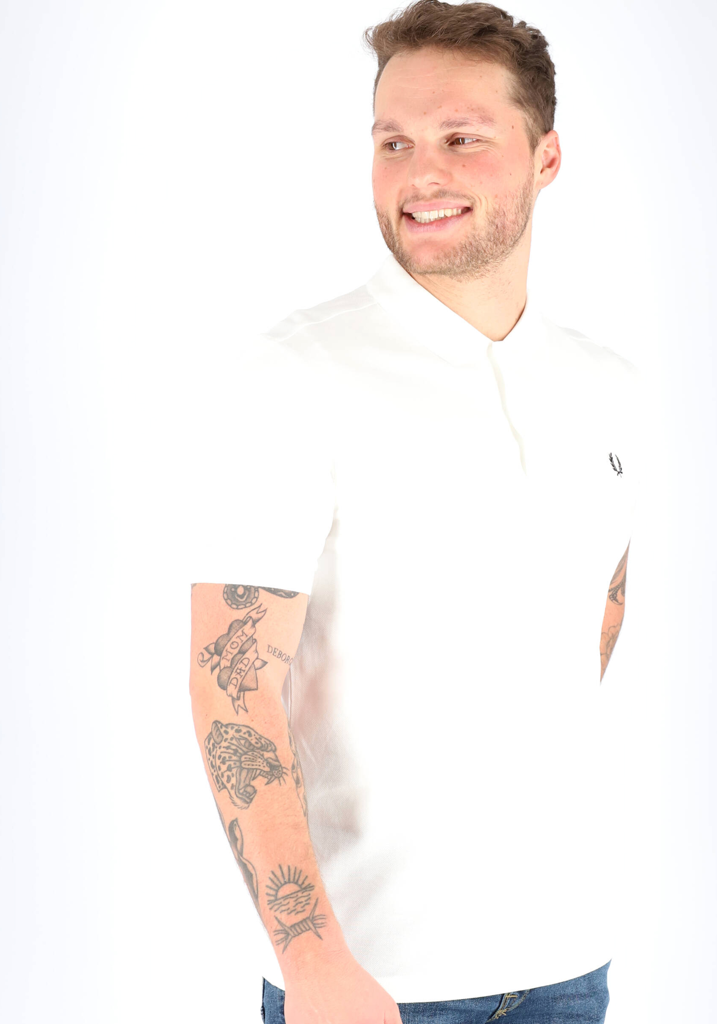 Fred Perry M6000 polo shirt, heren polo white, wit