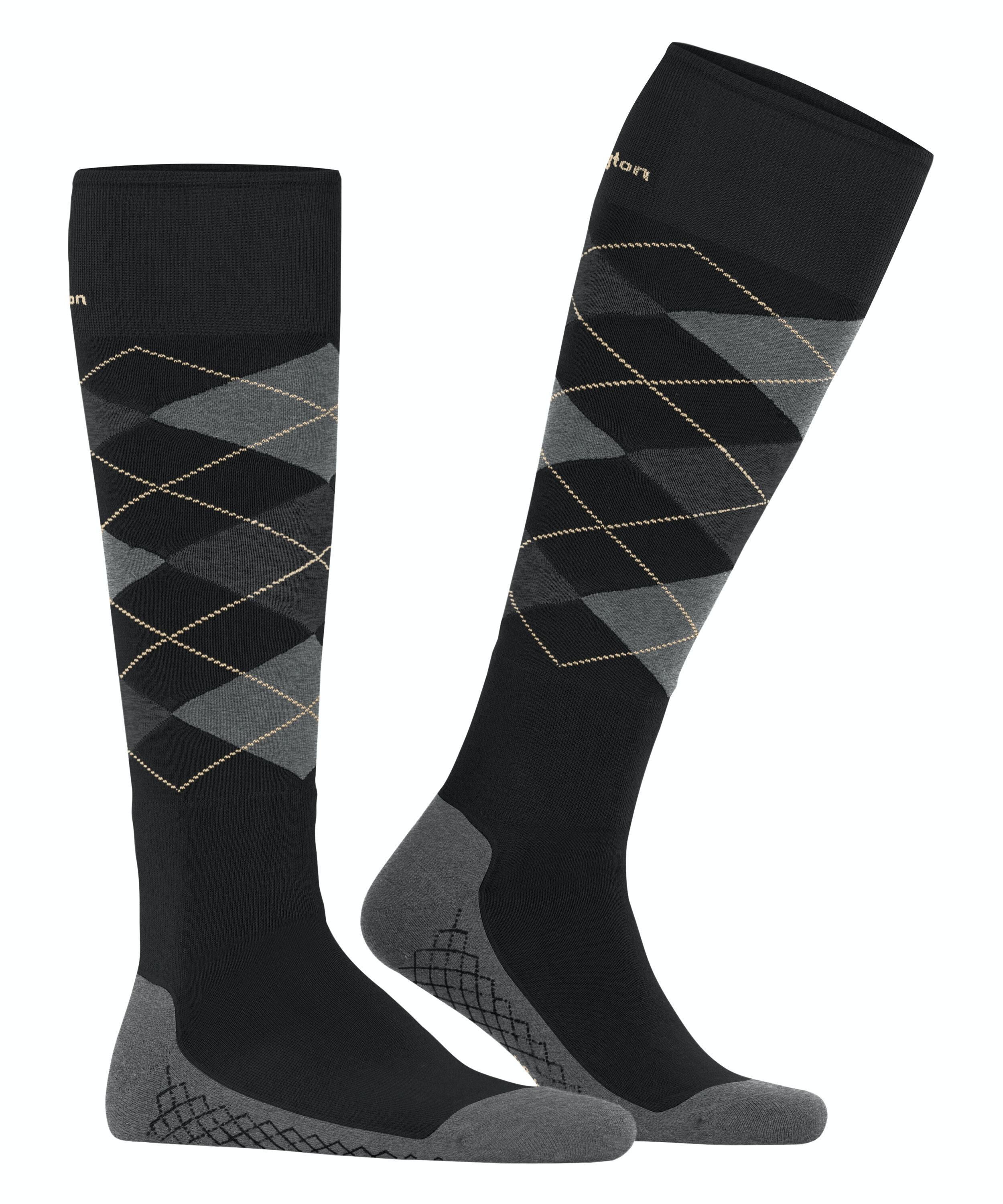 Burlington Rider Boy unisex kniekousen, zwart (black)