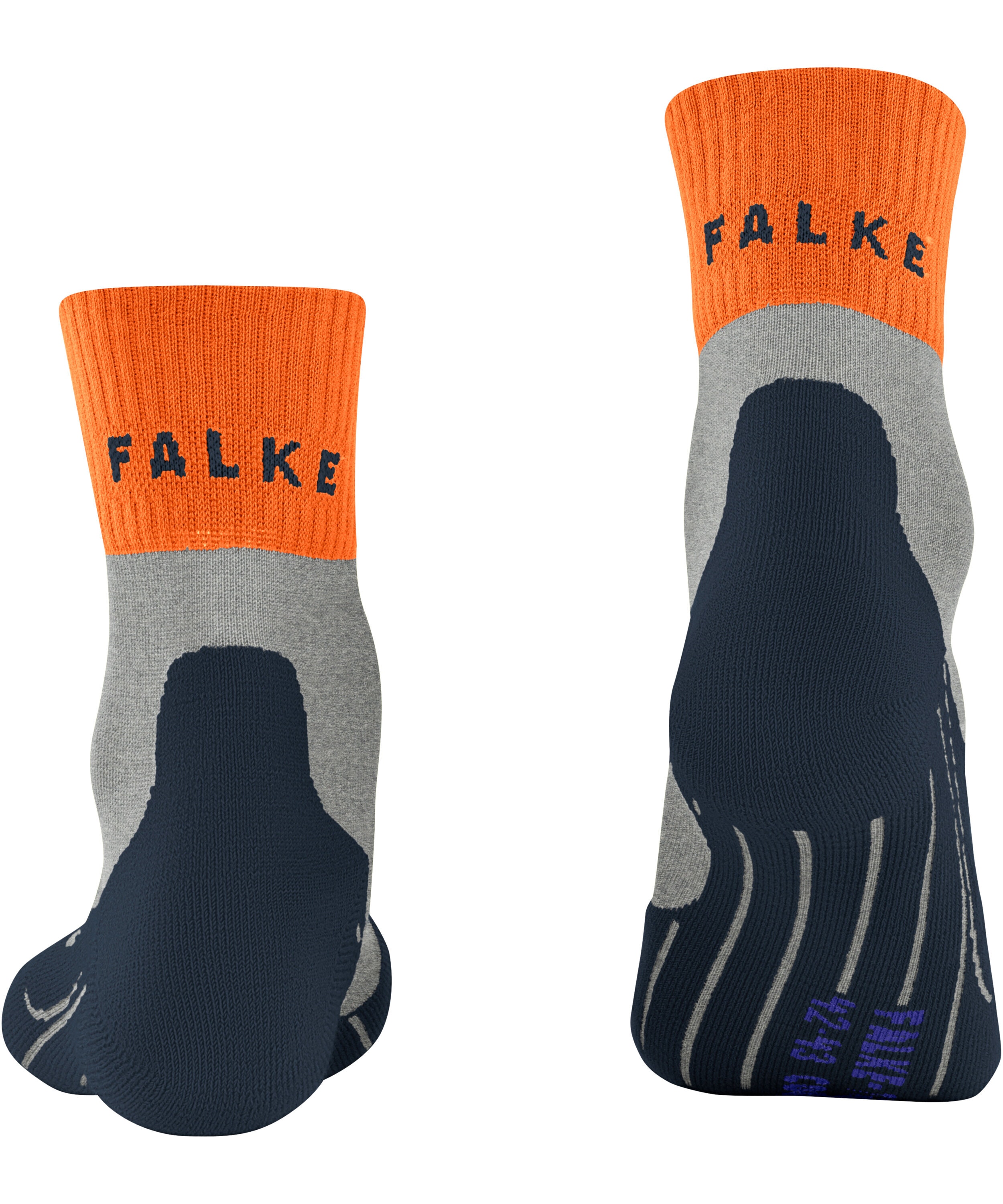 FALKE TK2 Explore Cool Short heren trekking sokken kort, grijs (lightgrey)