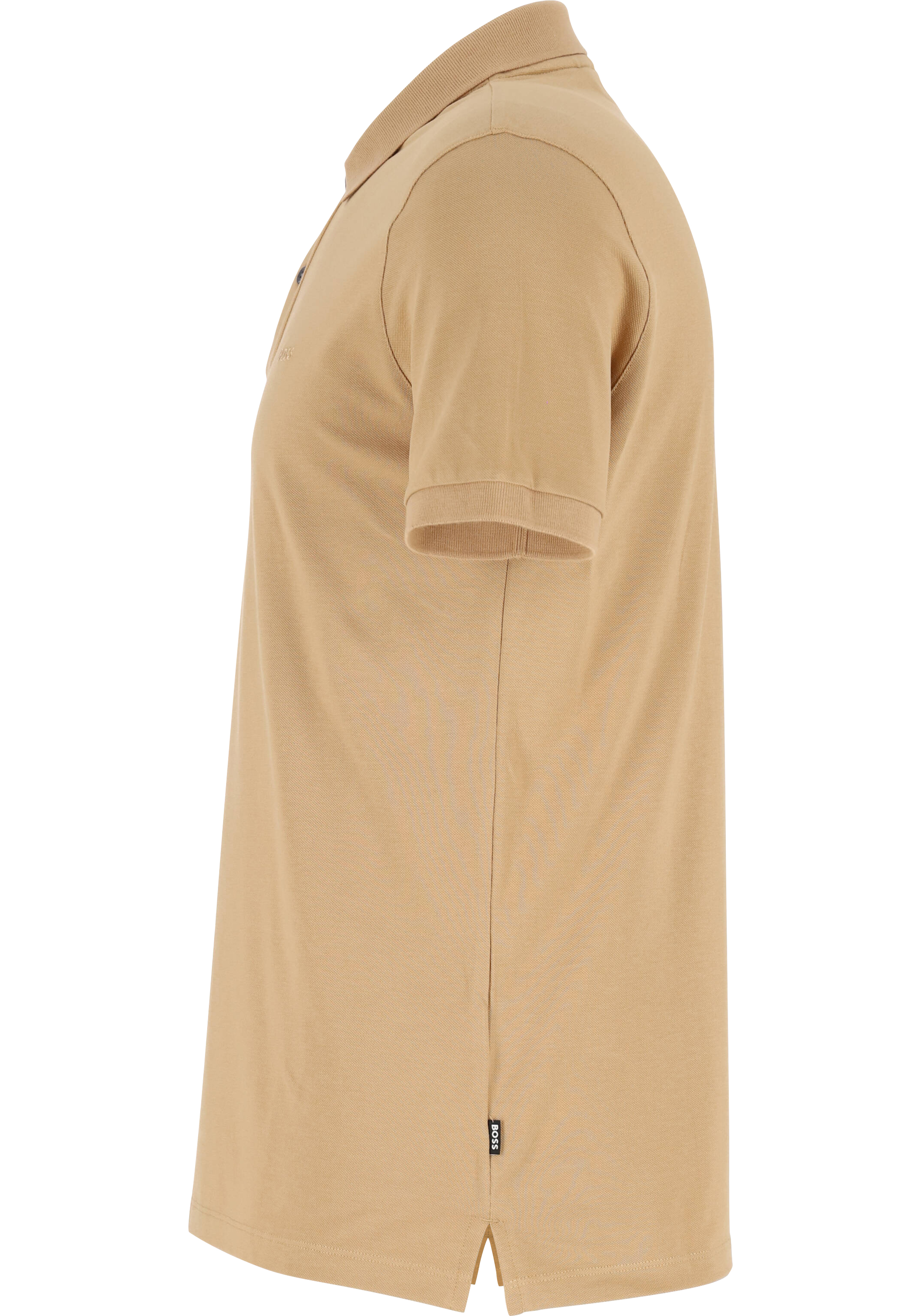 BOSS Pallas regular fit polo, pique, midden beige