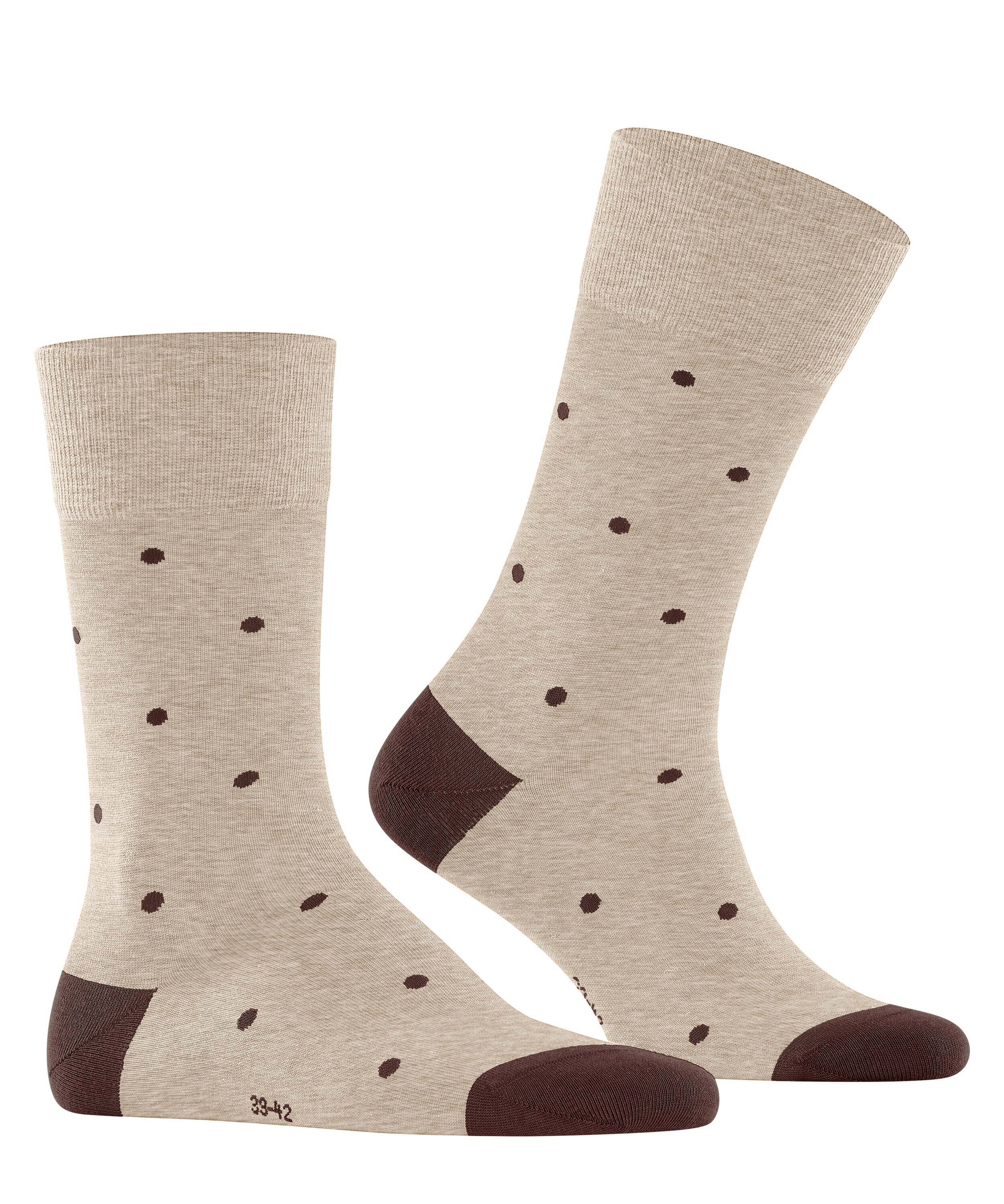 FALKE Dot herensokken, taupe (taupe melangeange)