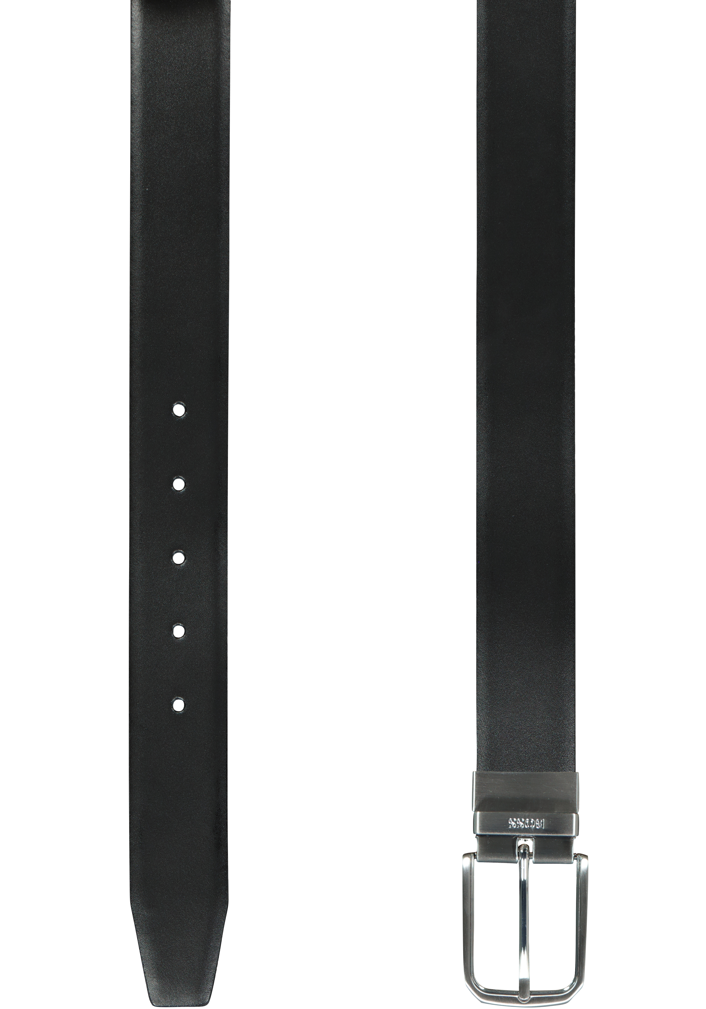 HUGO BOSS leren riem cadeau, heren riem in geschenkverpakking, zwart