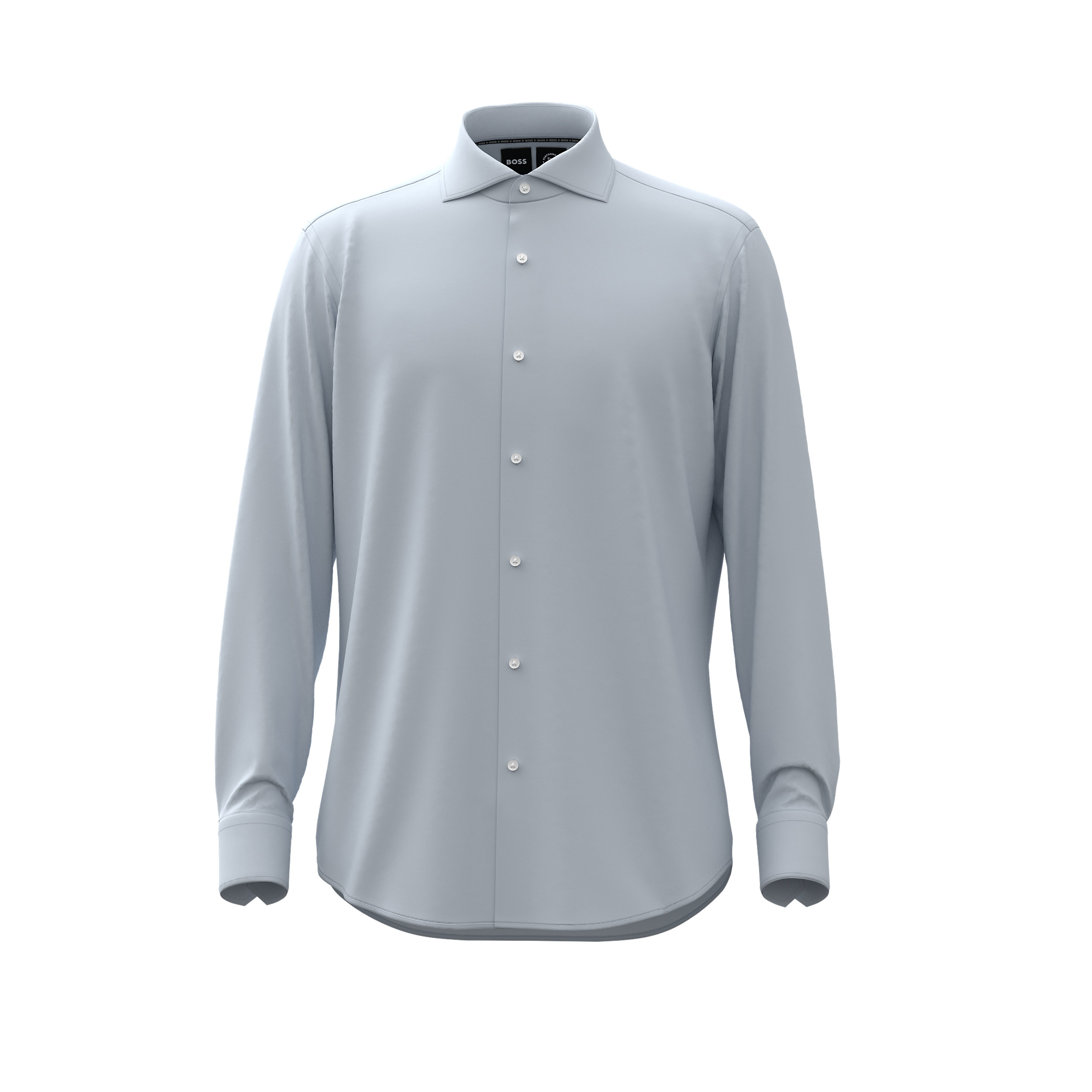 BOSS Joe regular fit overhemd, twill, blauw