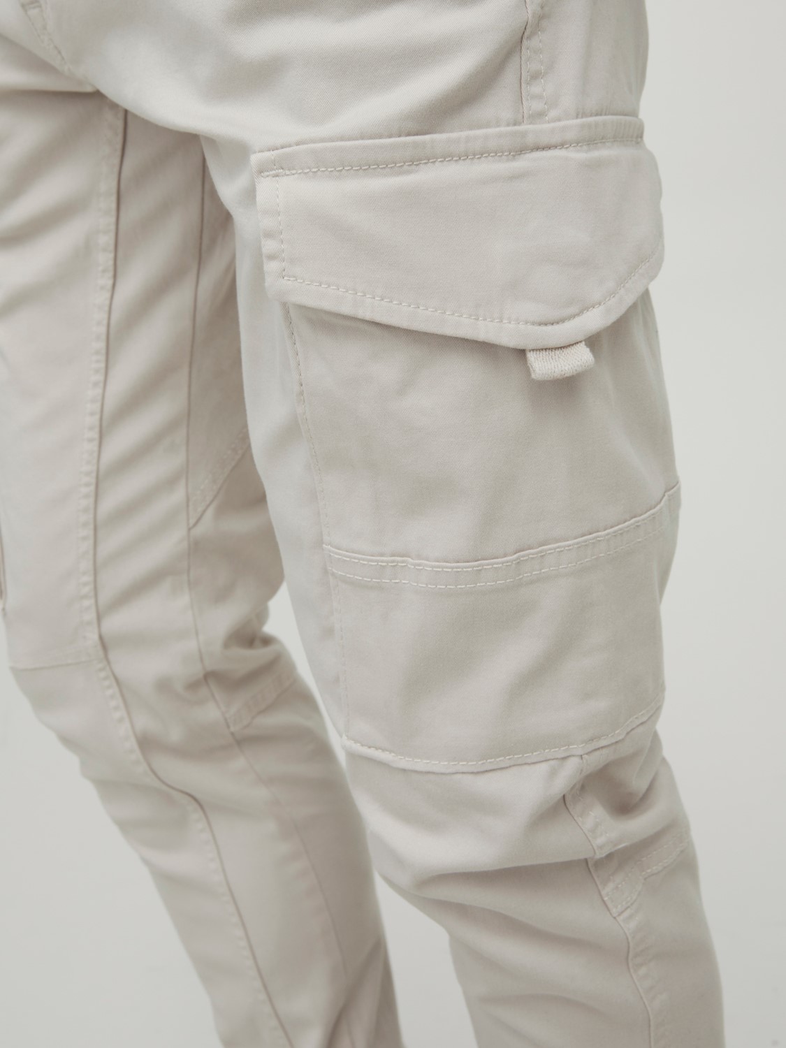 JACK & JONES Paul Lake Cargo loose fit, heren cargo broek, beige