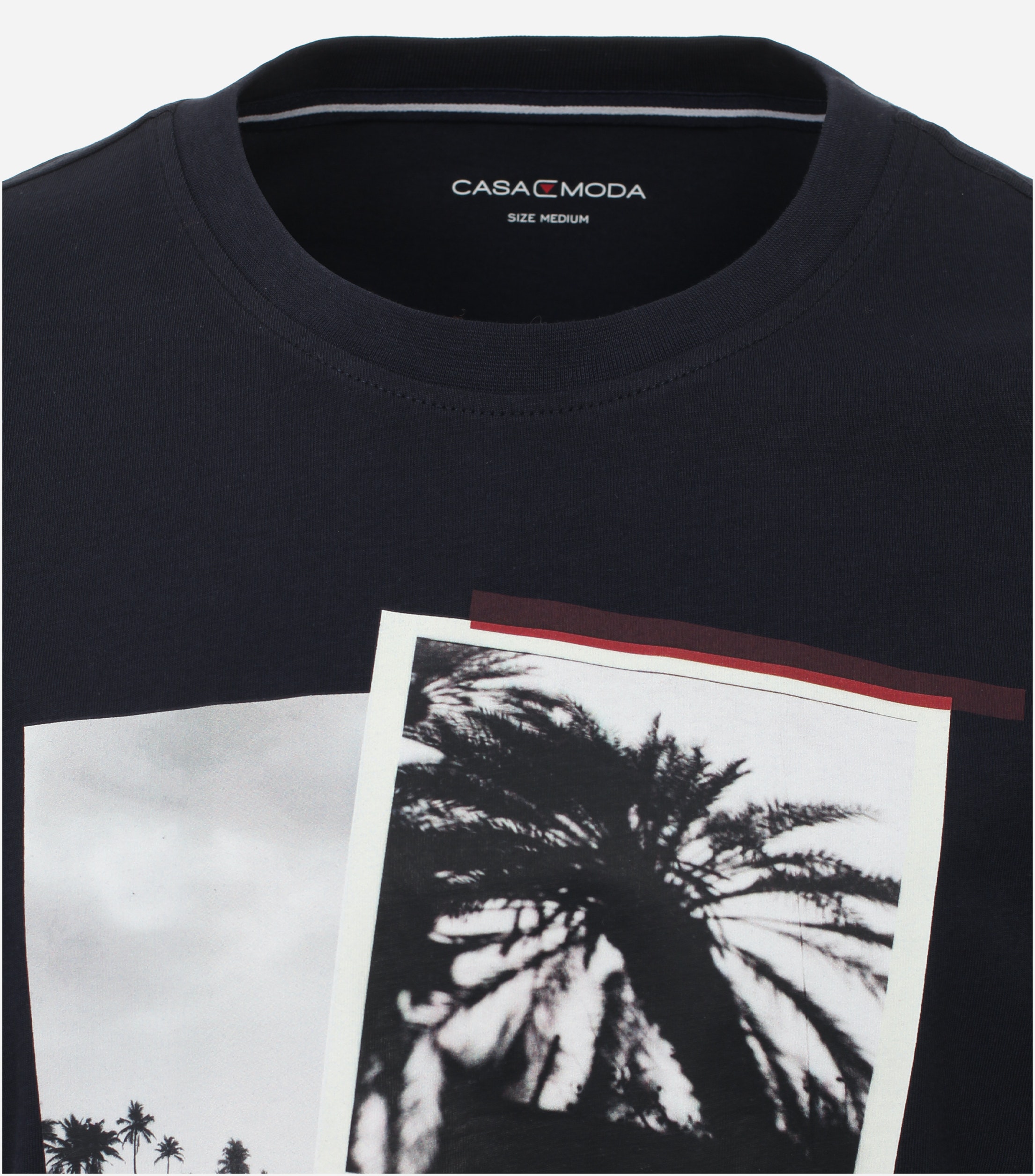 CASA MODA comfort fit heren T-shirt, blauw