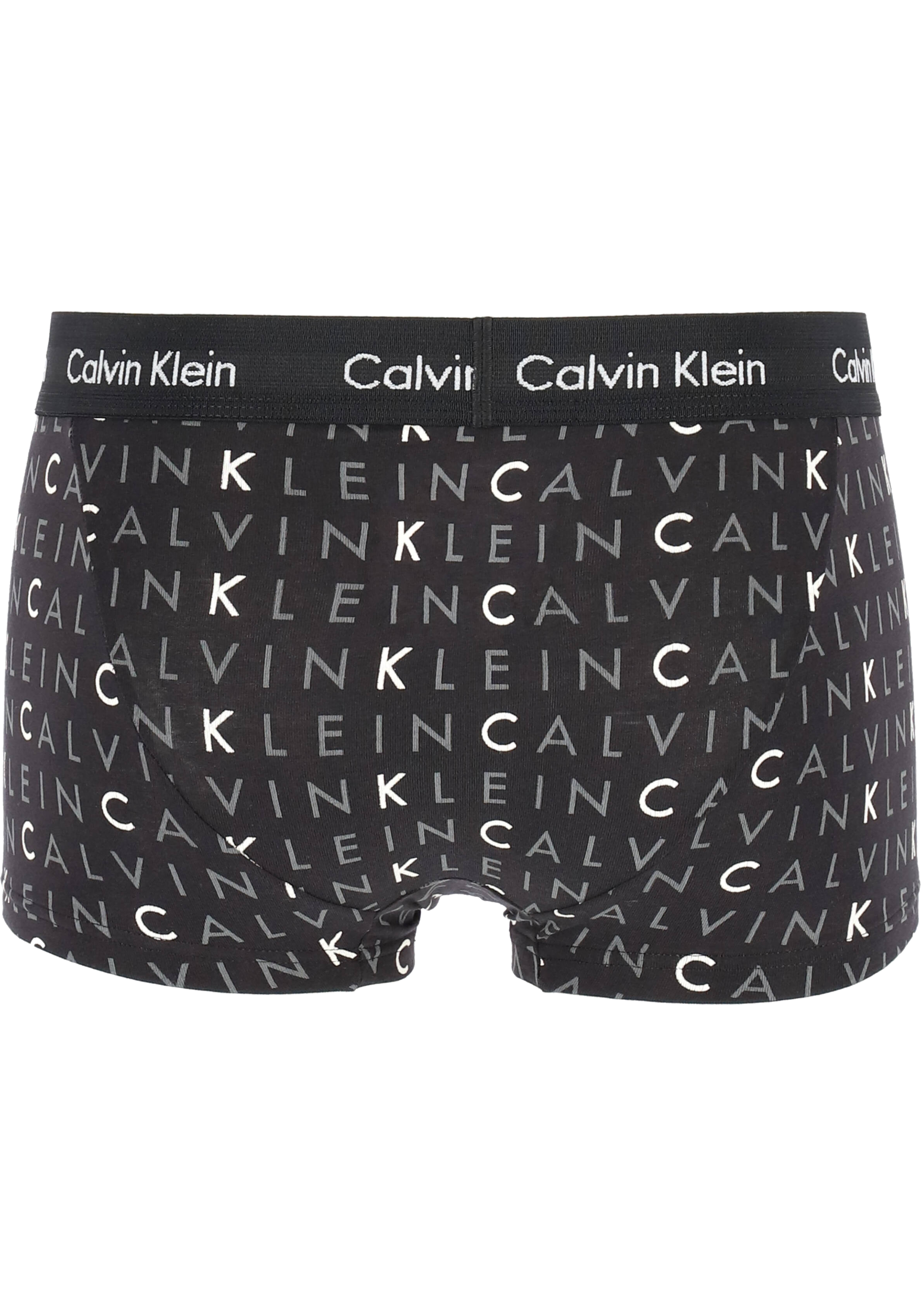 Calvin Klein low rise trunks (3-pack), lage heren boxers kort, zwart, grijs en logoprint