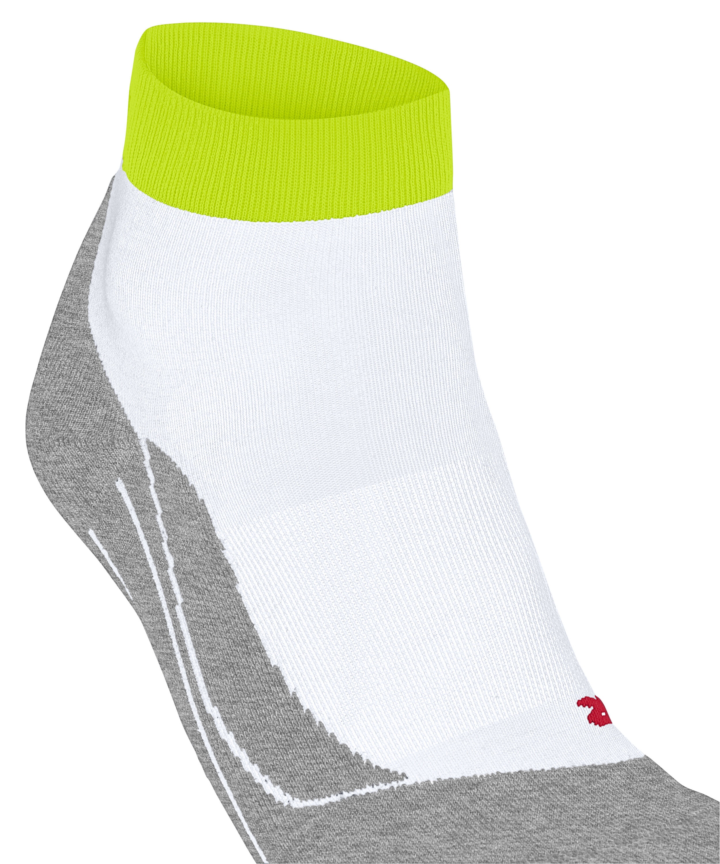 FALKE RU4 Endurance Short heren running sokken kort, wit (white)