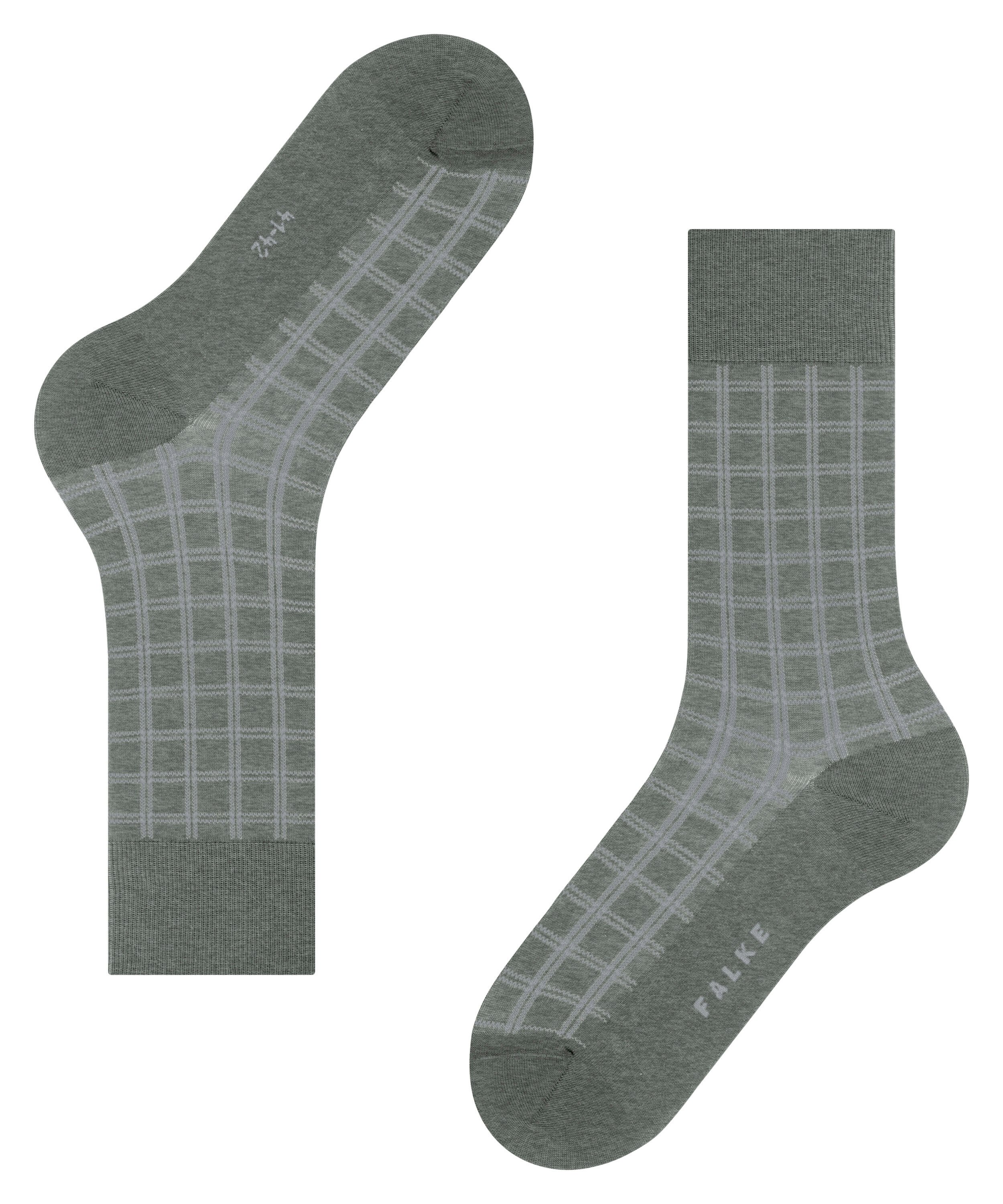 FALKE Modern Tailor herensokken, grijs (light greymelangeange)