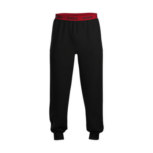 HUGO Linked Pants, heren pyjama- of loungebroek, zwart