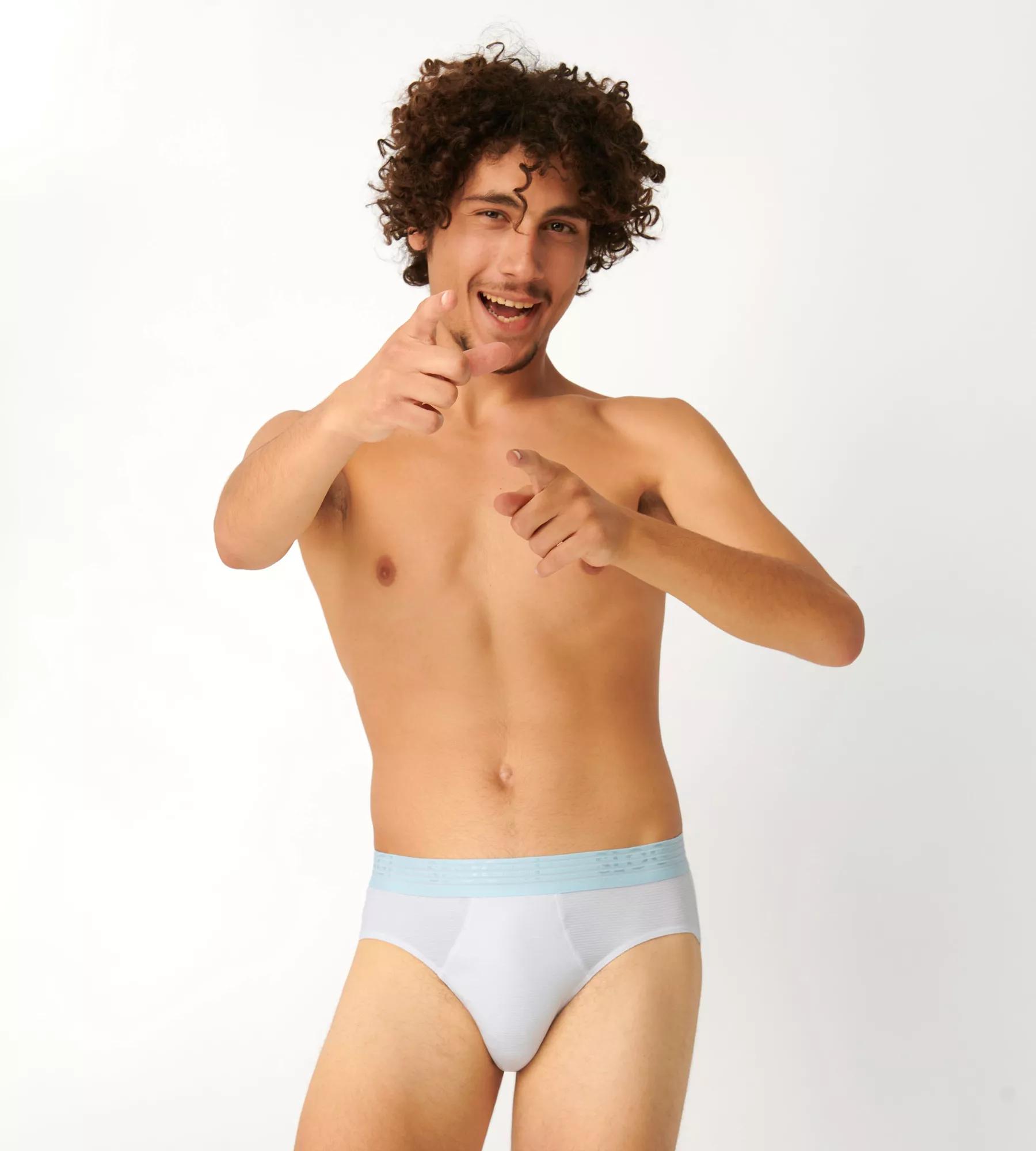 Sloggi Men EVER Cool Brief, heren slip met smalle zijkanten (2-pack), wit