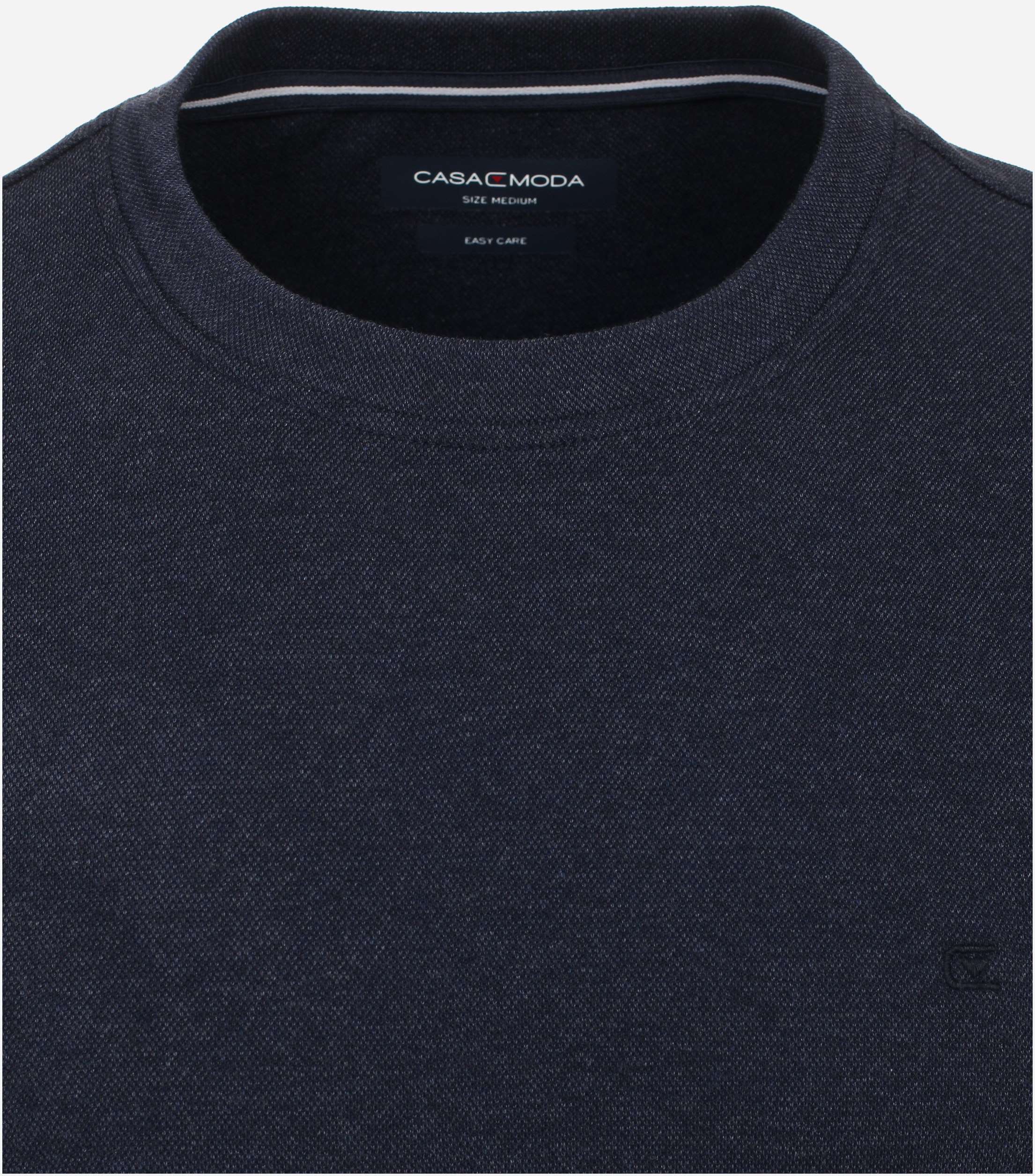 CASA MODA comfort fit T-shirt lange mouw, blauw