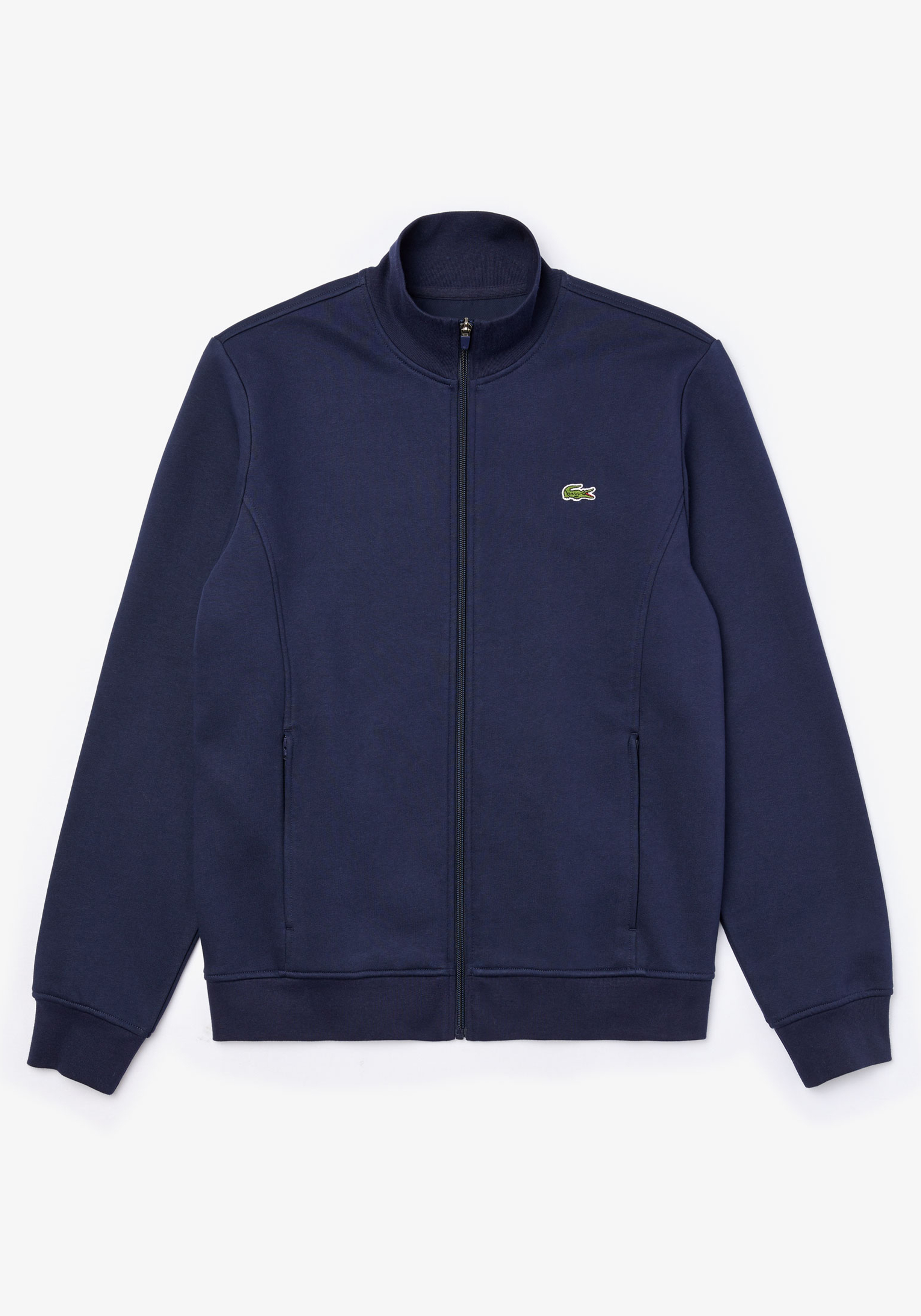 Lacoste heren sweatvest, met rits, marine blauw