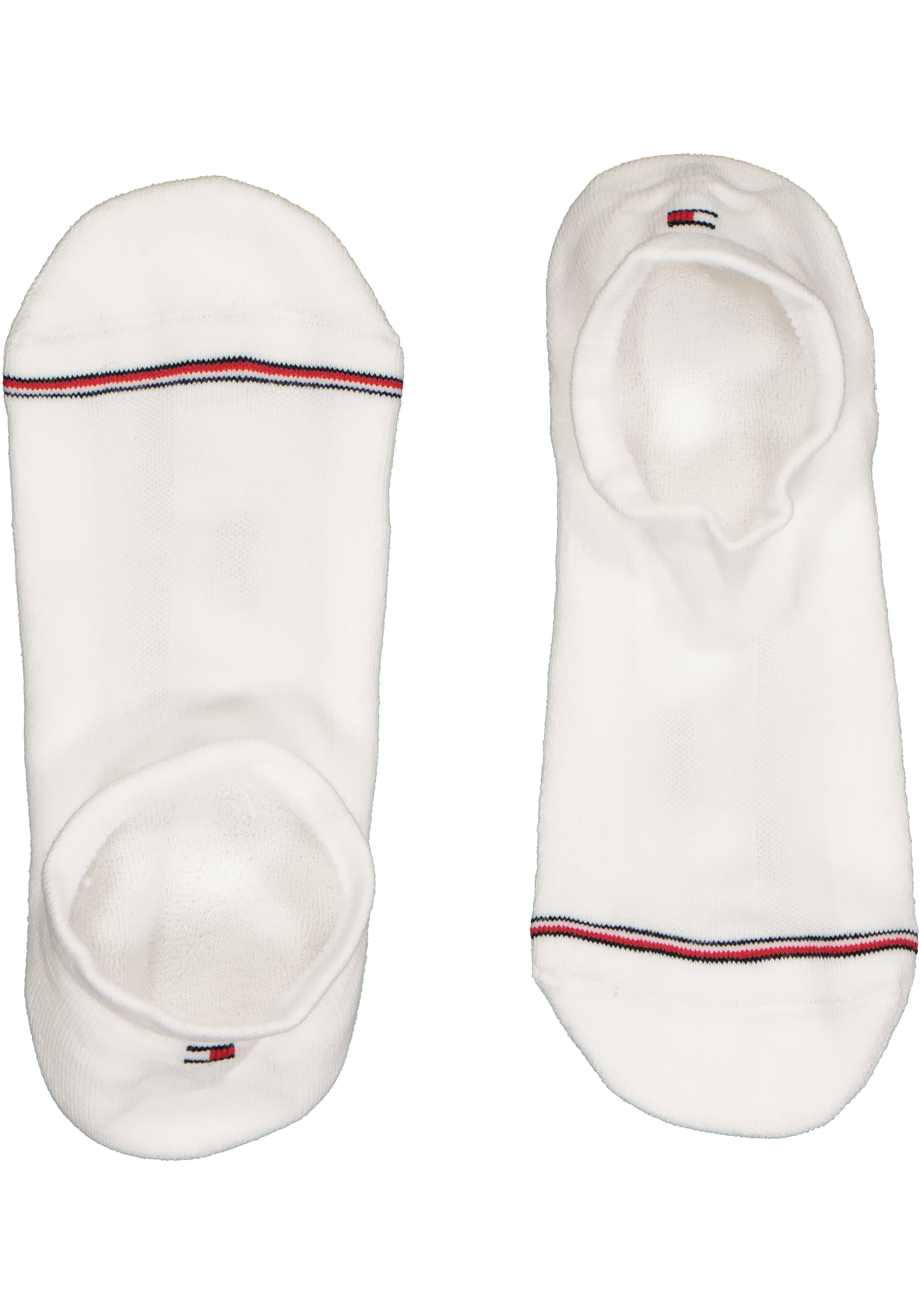Tommy Hilfiger Iconic Sports Socks (2-pack), heren sneakersokken katoen, onzichtbaar, wit