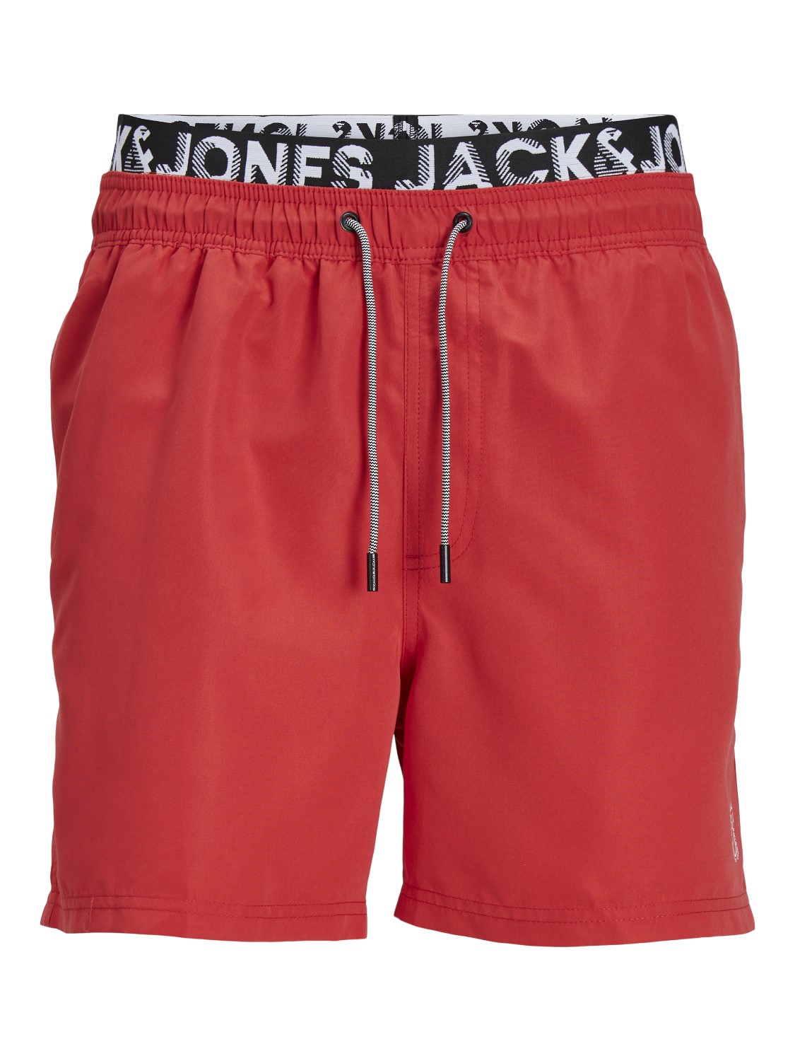 JACK & JONES Fiji Swim Double Waistband regular fit, heren zwembroek, rood
