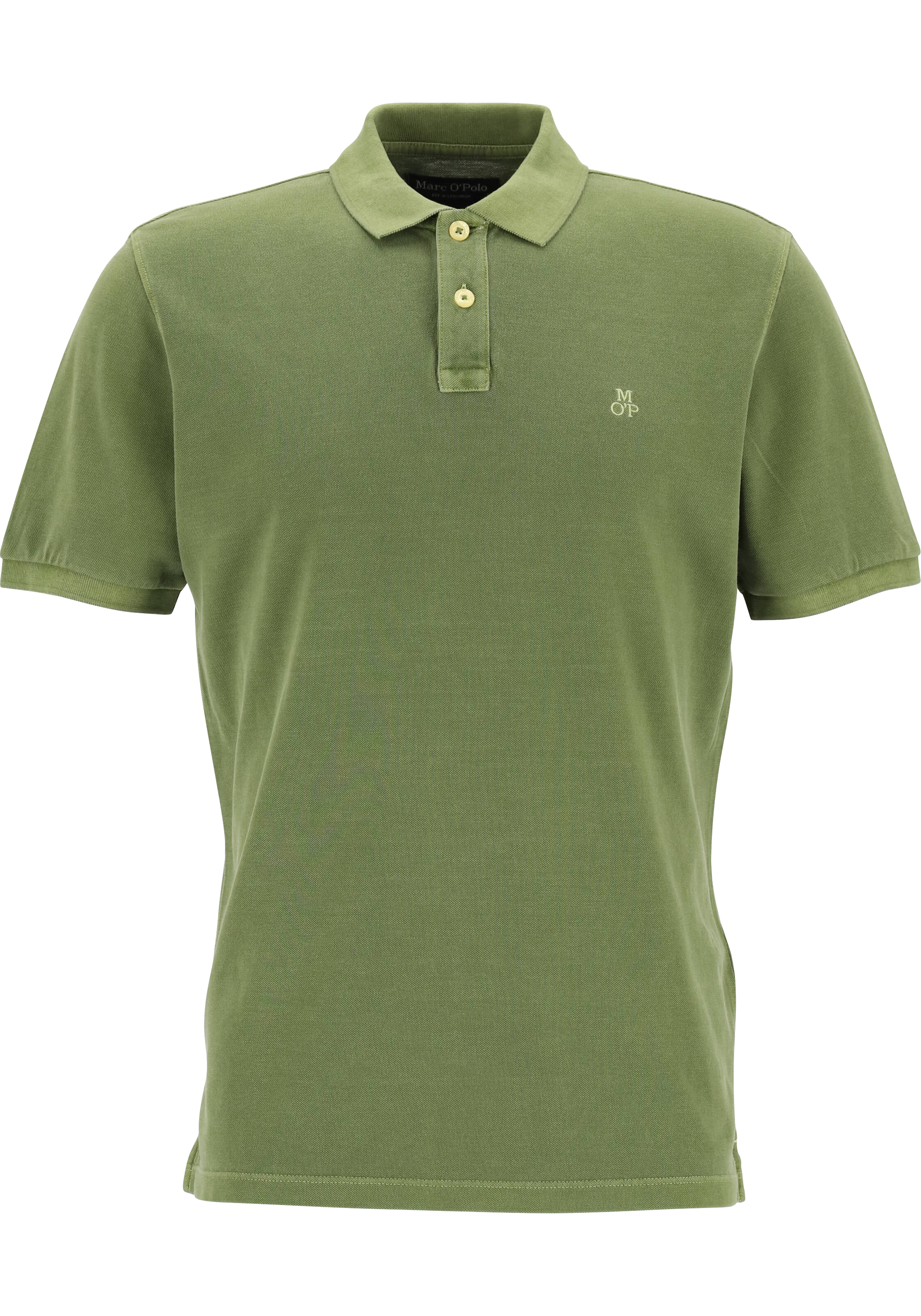 Marc O'Polo regular fit polo, heren poloshirt, groen