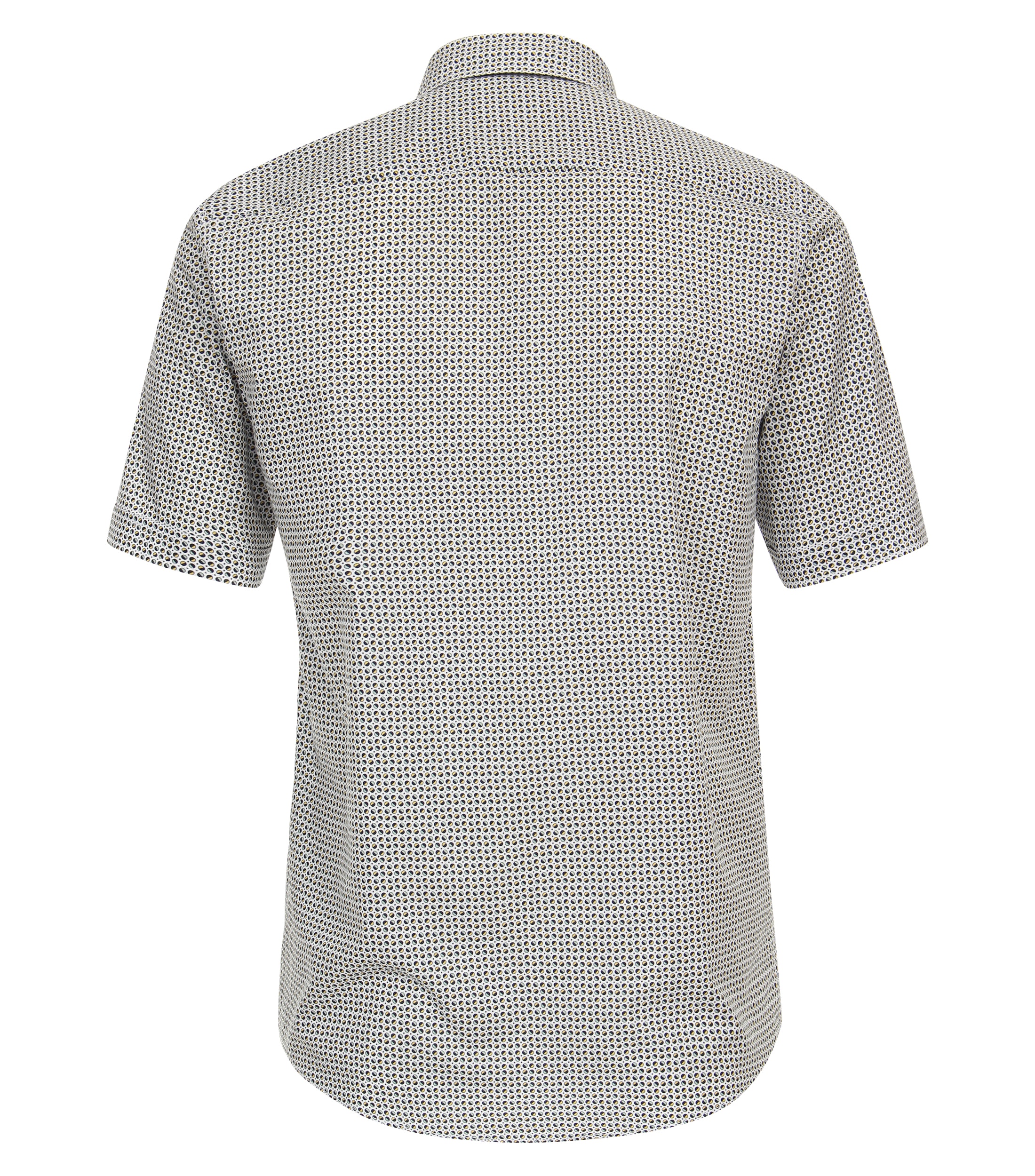 CASA MODA Sport casual fit overhemd, korte mouw, popeline, blauw dessin - 944268400-102