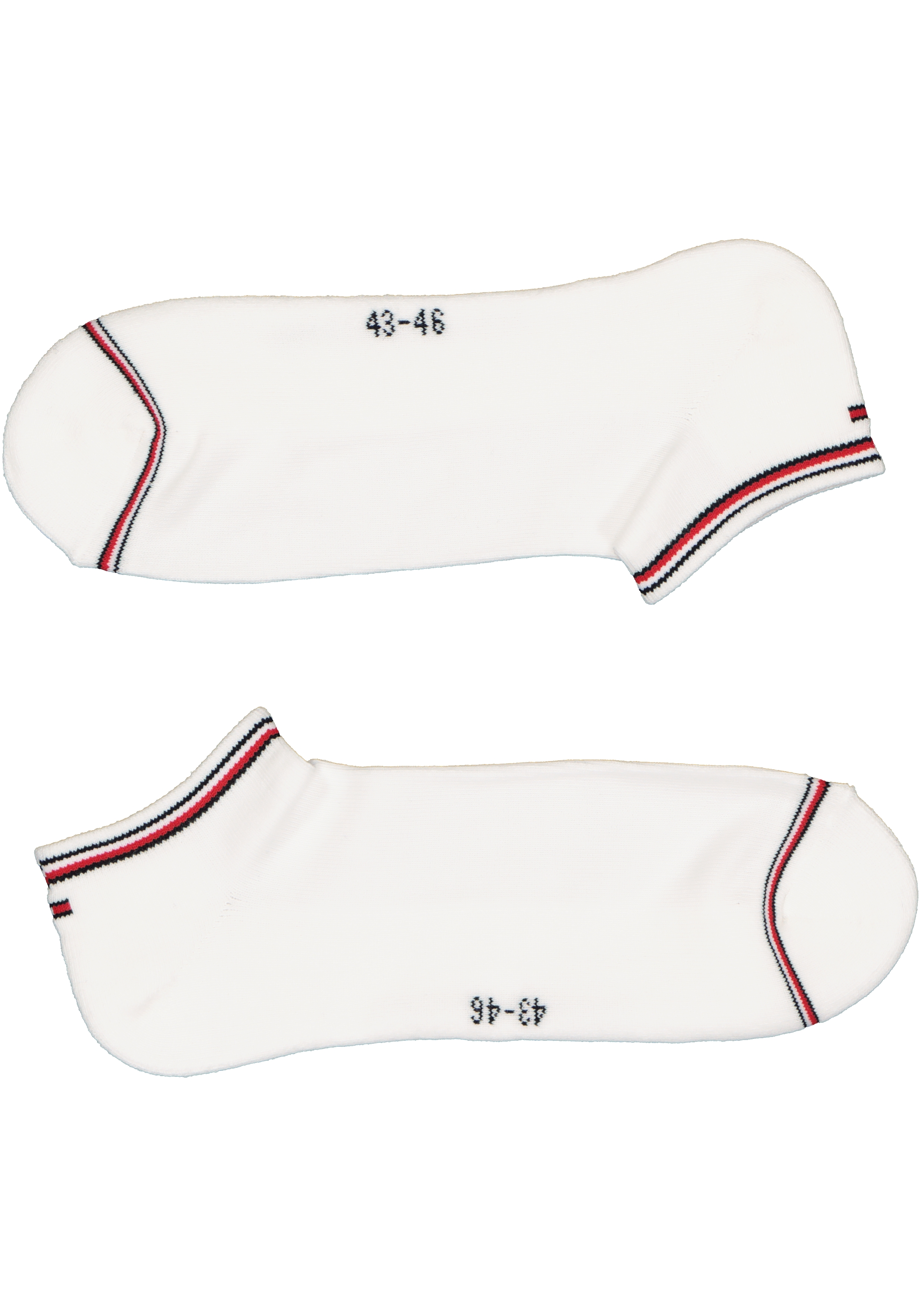 Tommy Hilfiger Iconic Sports Sneaker Socks (2-pack), heren sport enkelsokken, wit