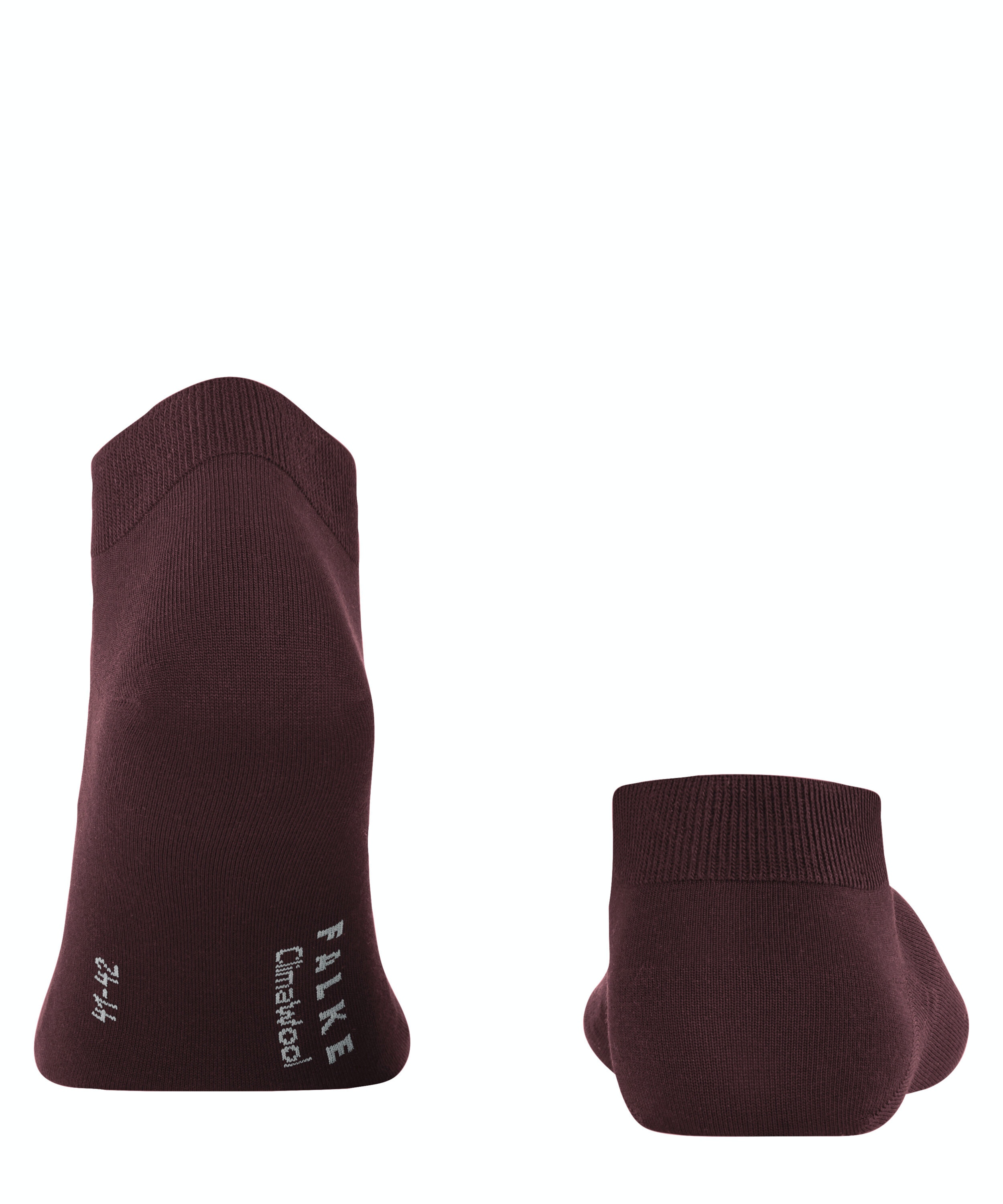 FALKE ClimaWool heren sneakersokken, donkerrood (barolo)