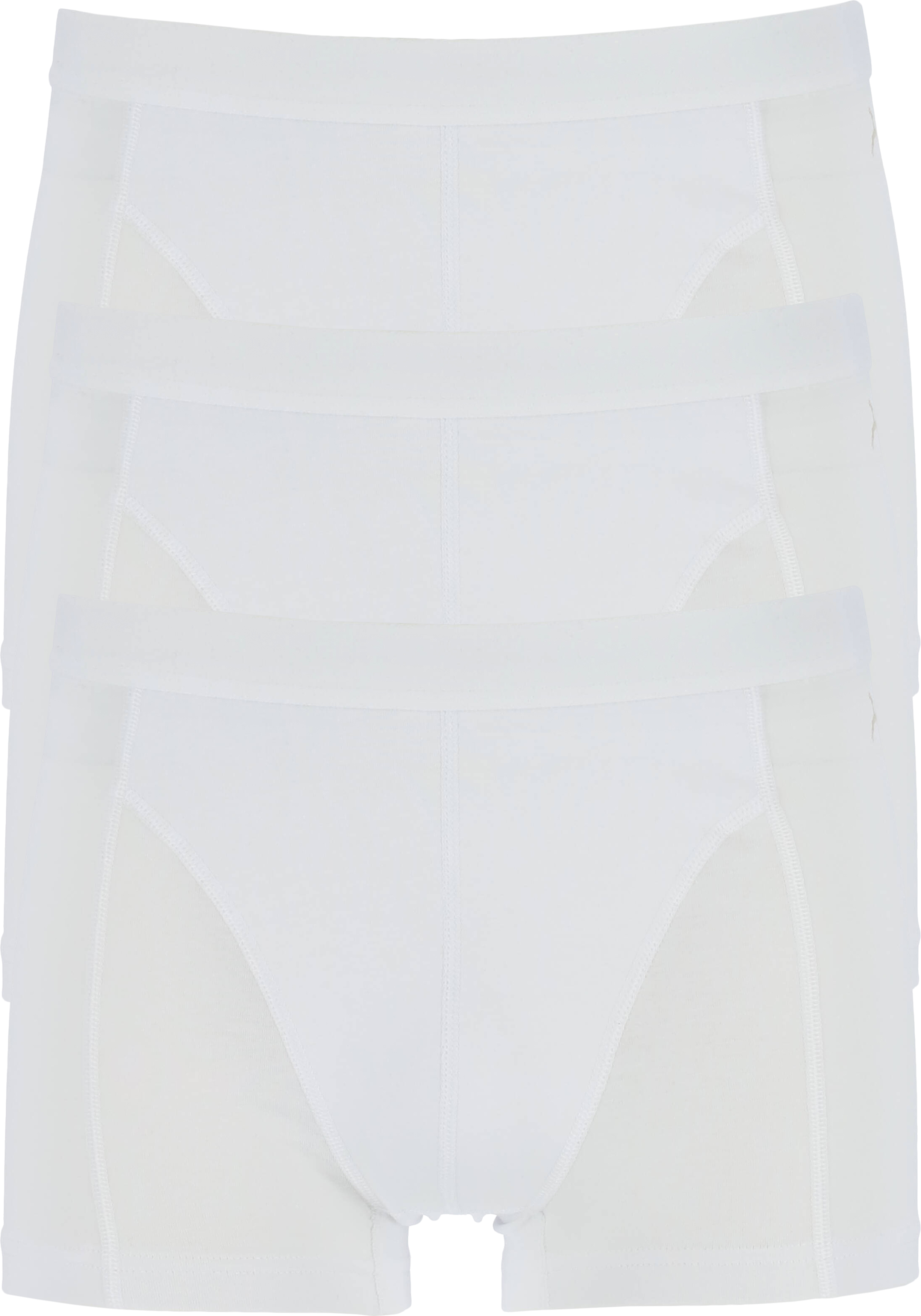 TEN CATE Basics men shorty (3-pack), heren boxer kort, wit