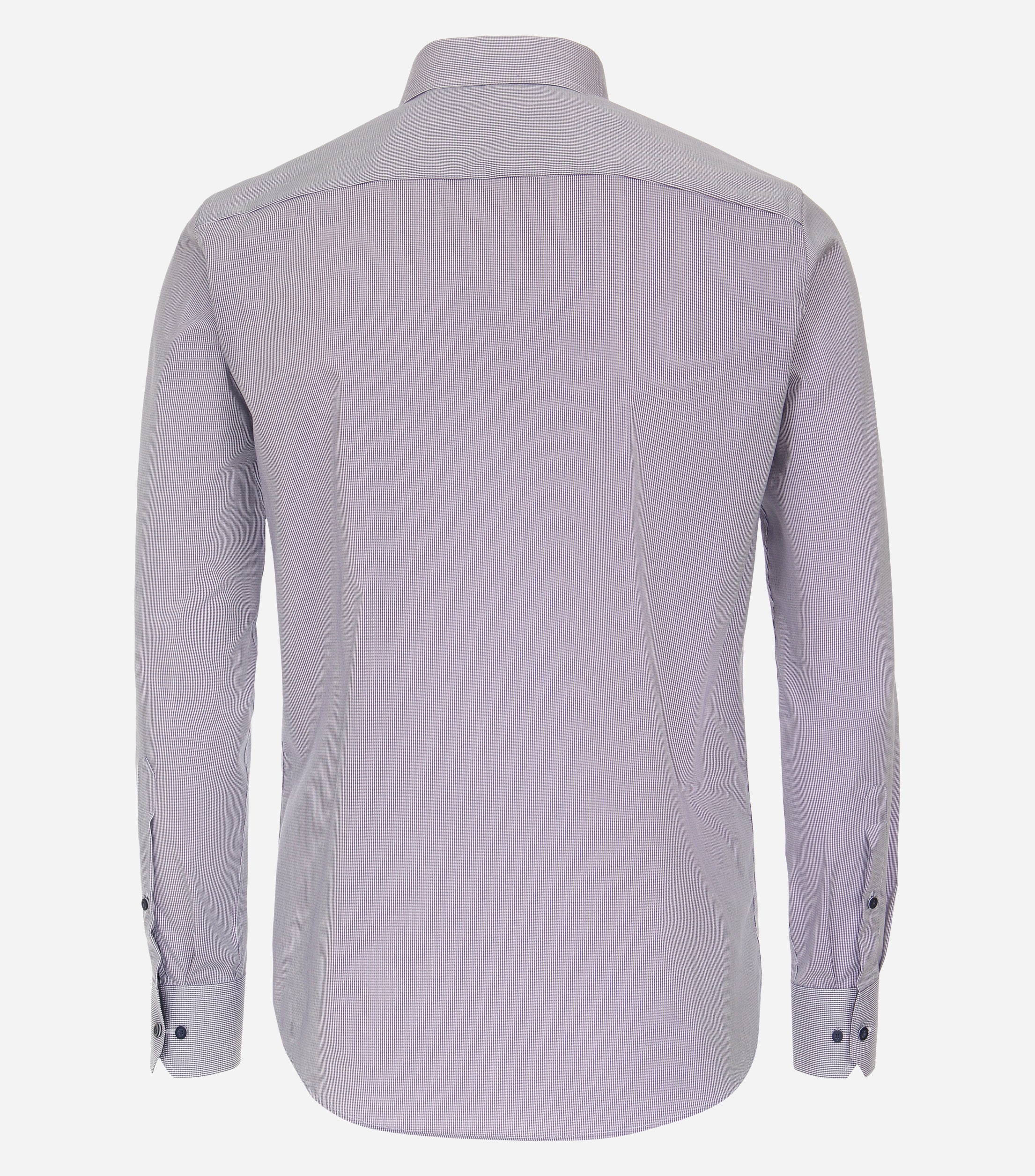 Redmond comfort fit overhemd, popeline, paars mini dessin