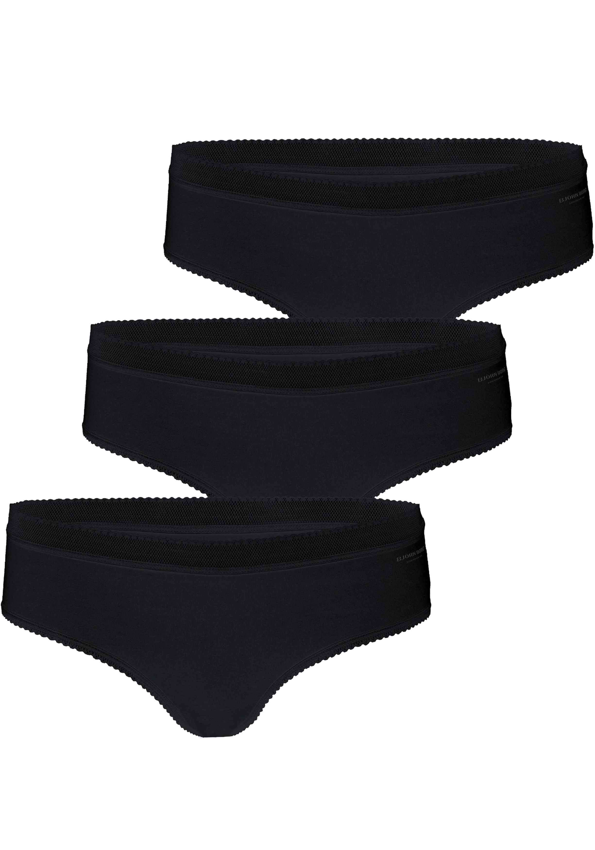 Bjorn Borg dames Core hipster, heupslip (3-pack), zwart