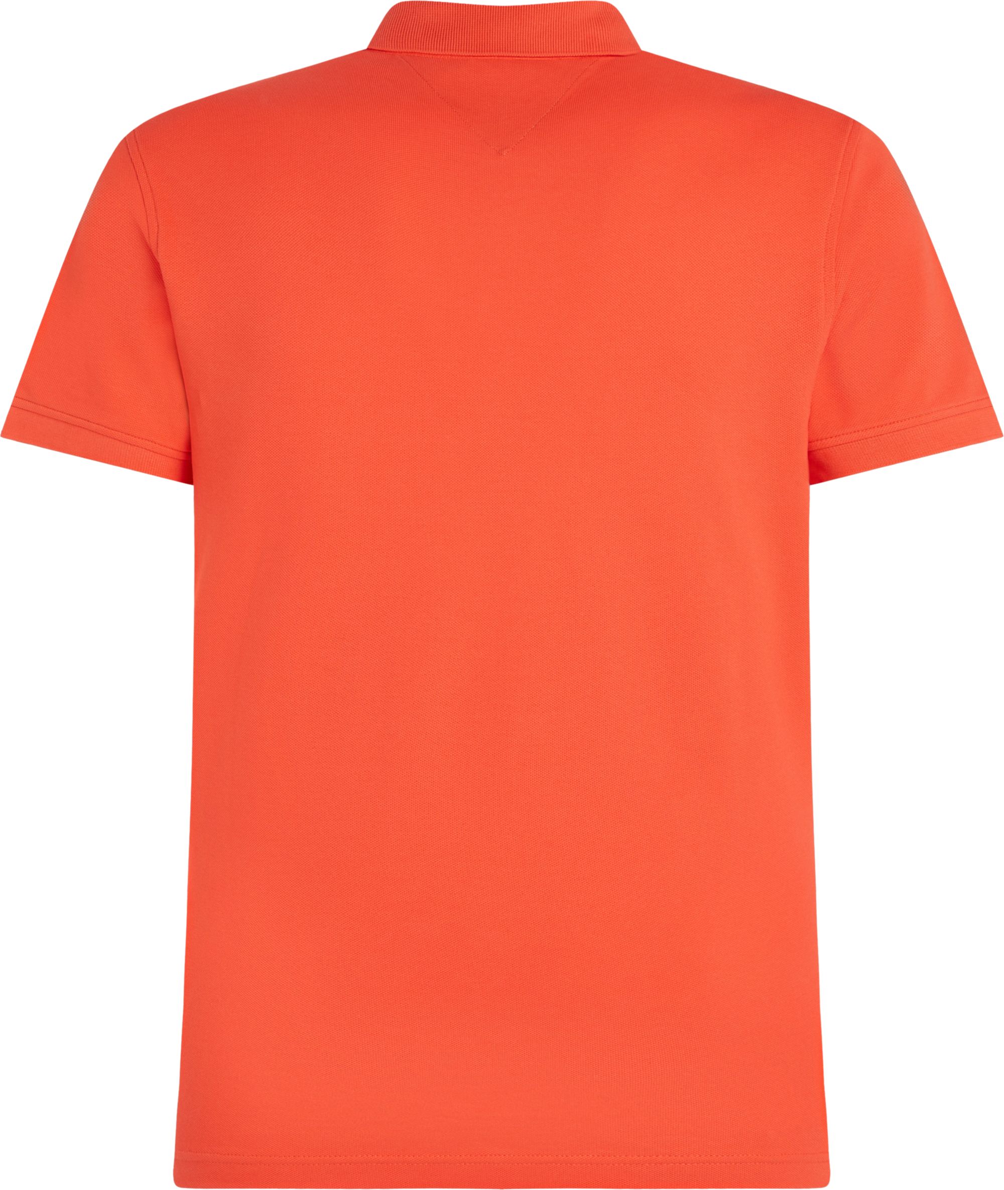 Tommy Hilfiger 1985 Slim Polo, heren poloshirt, zonnig oranje