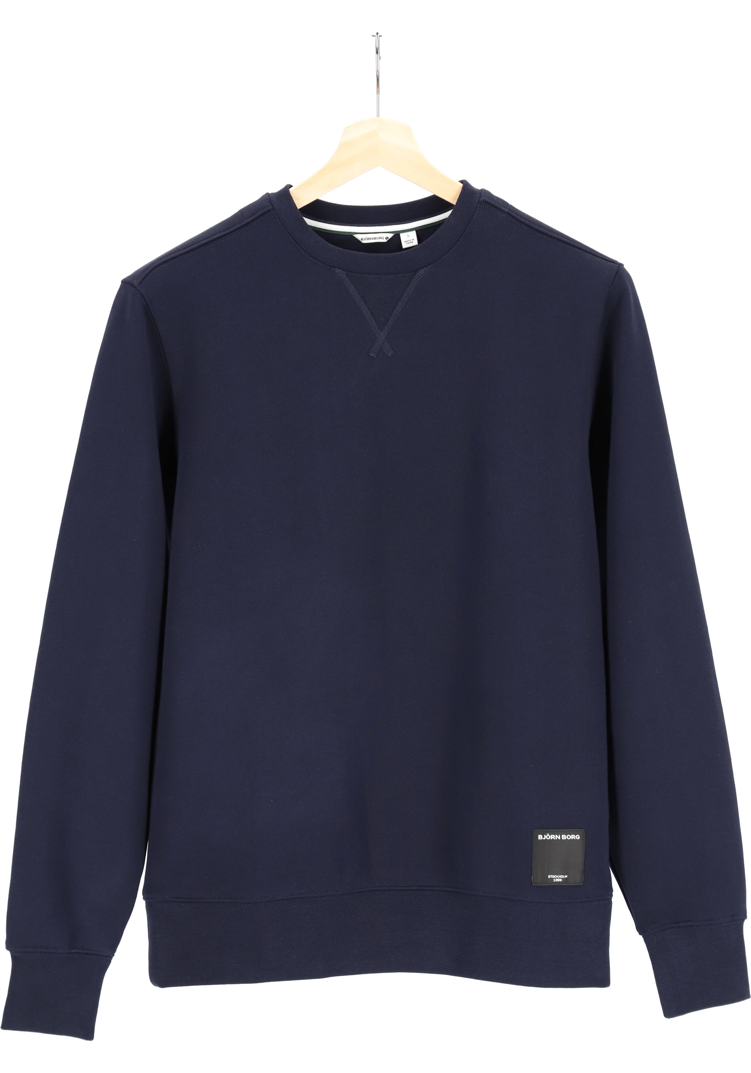 Bjorn Borg crew neck sweater, heren sweatshirt dik, blauw