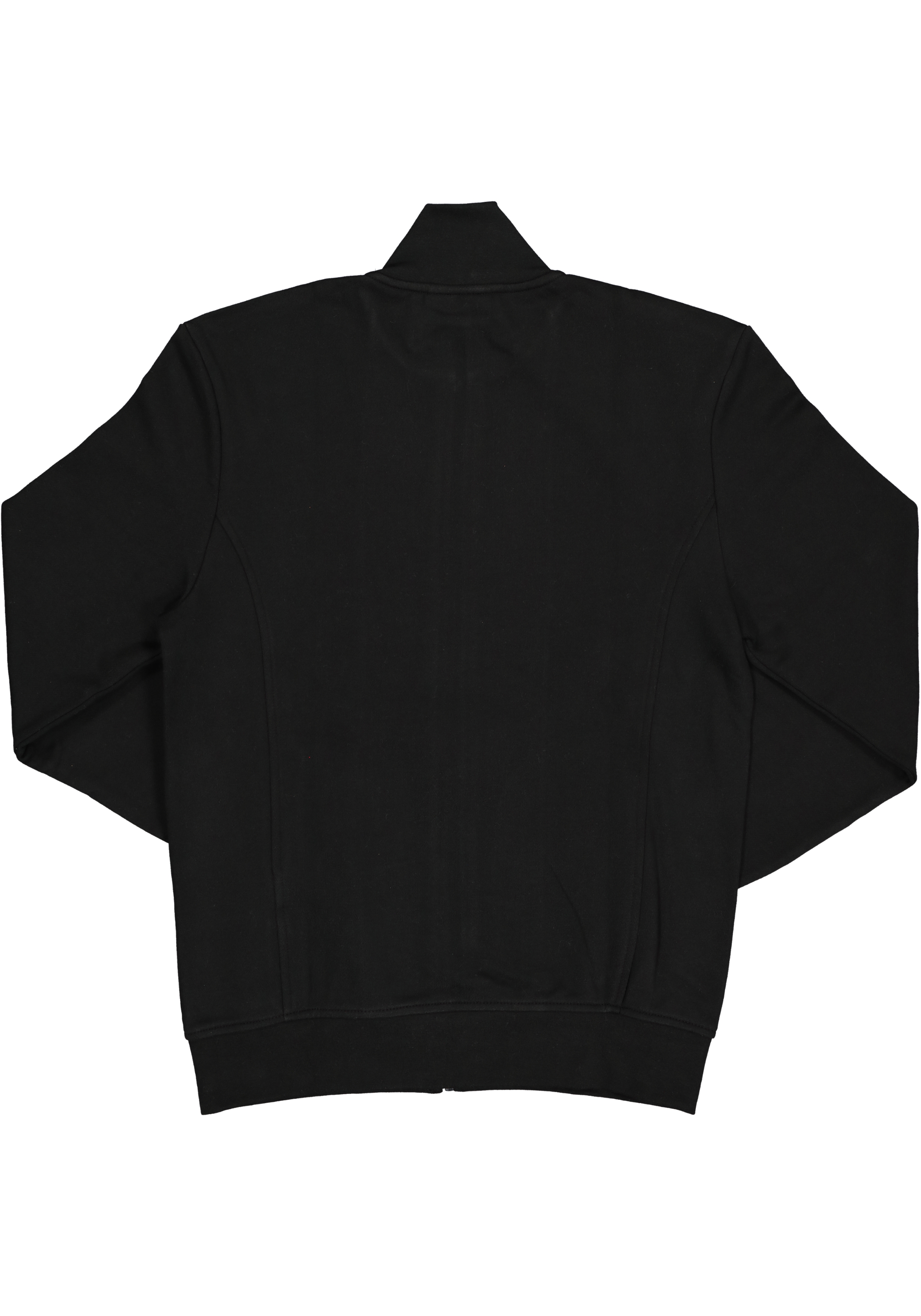 Lacoste heren sweatvest, met rits, zwart