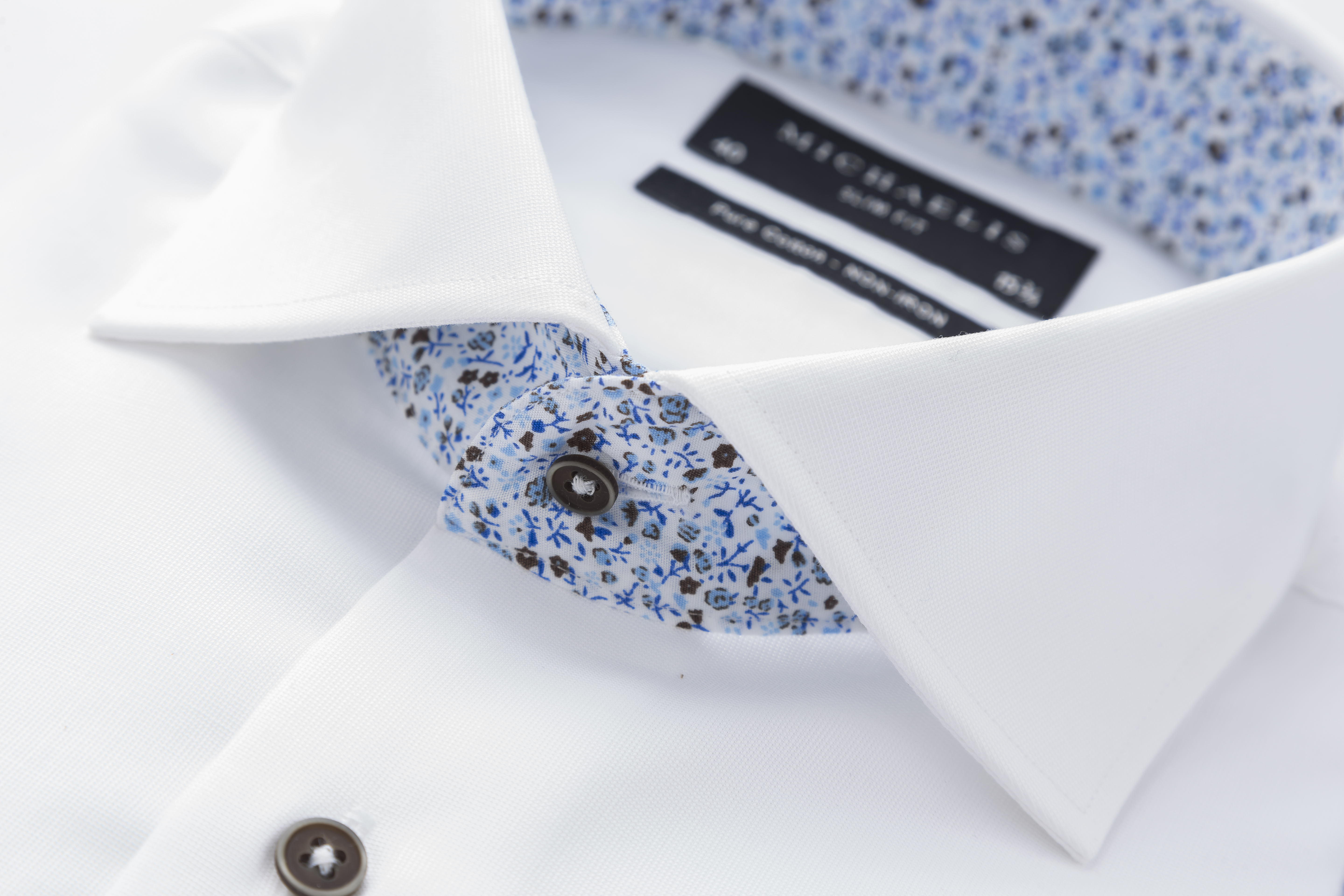 Wide spread boord overhemd Wide spread boord overhemd