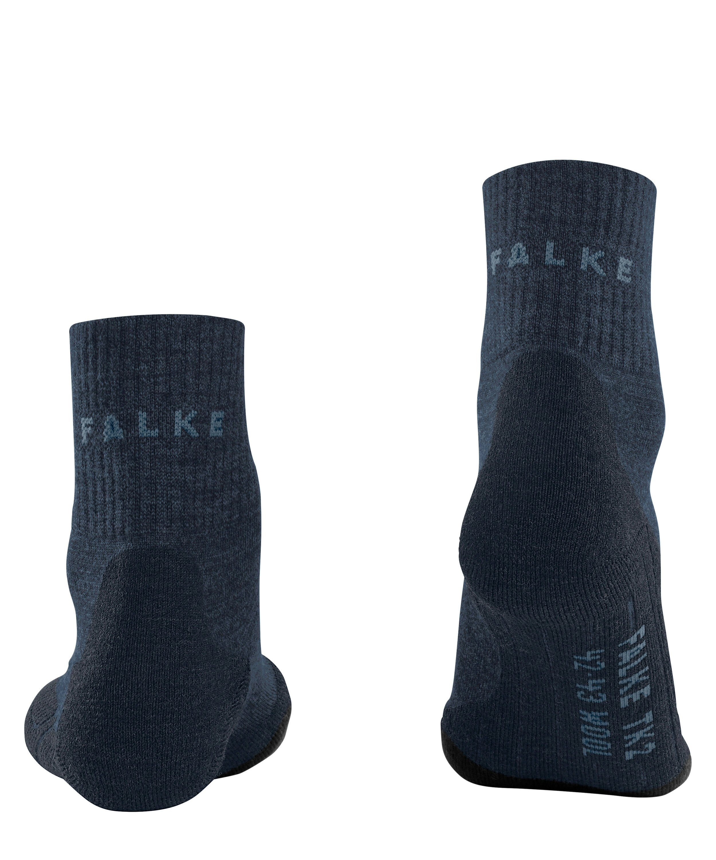 FALKE TK2 Explore Wool Short heren trekking sokken, jeansblauw (jeans)