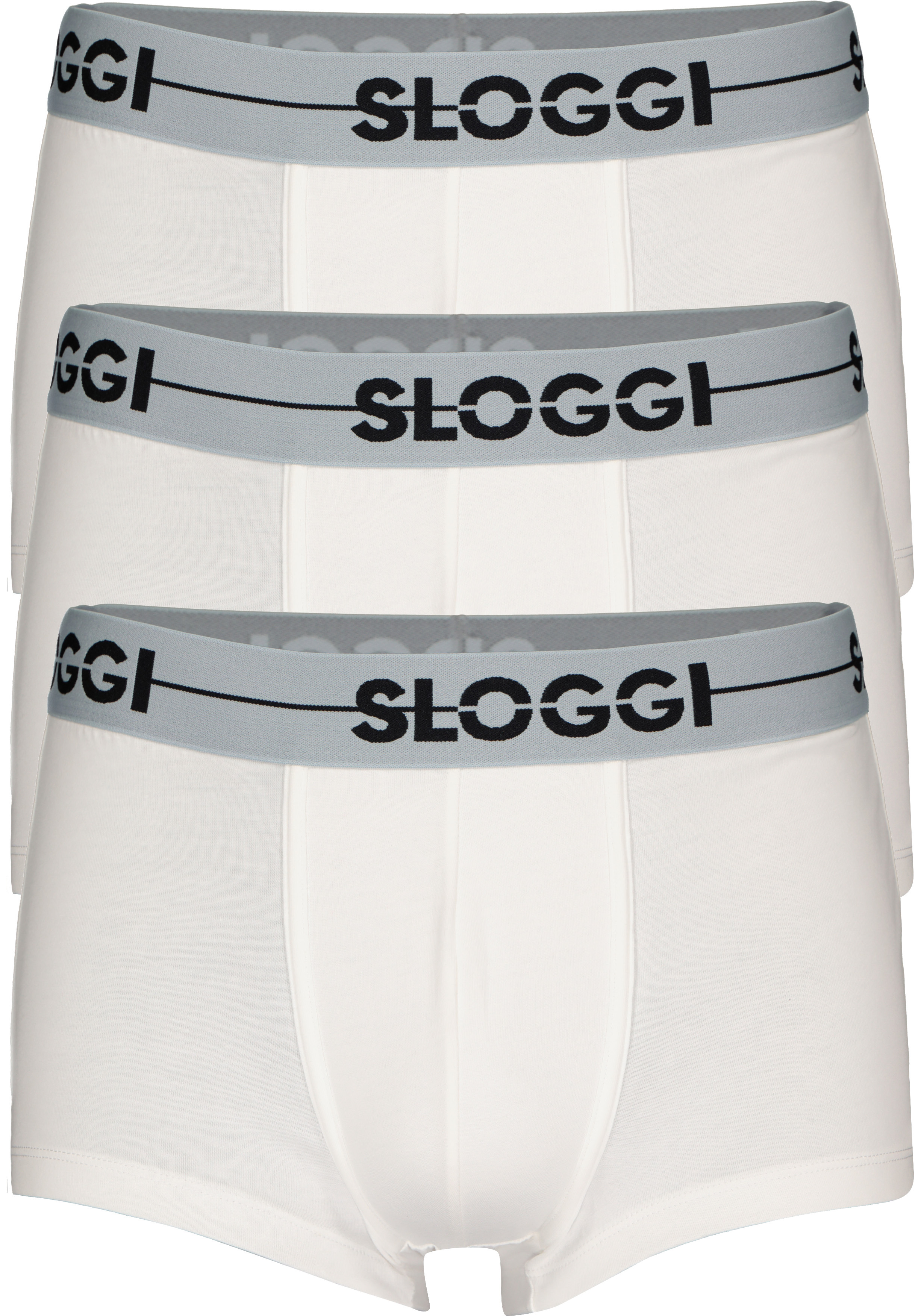 Sloggi Men GO Hipster, heren boxers (3-pack), wit