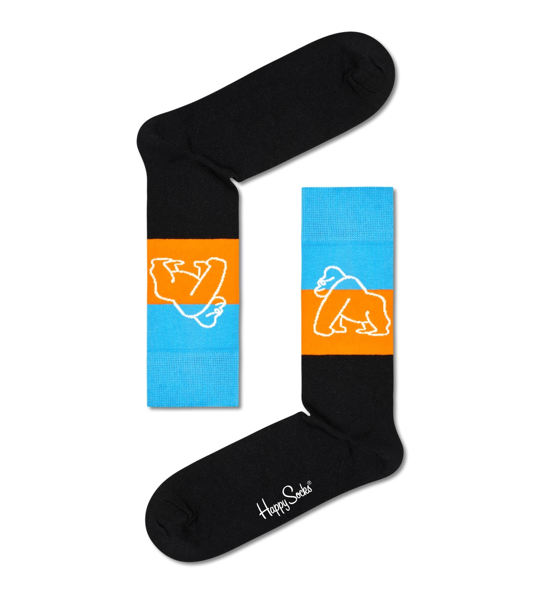 Happy Socks WWF Gift Set (4-pack), unisex sokken in cadeauverpakking