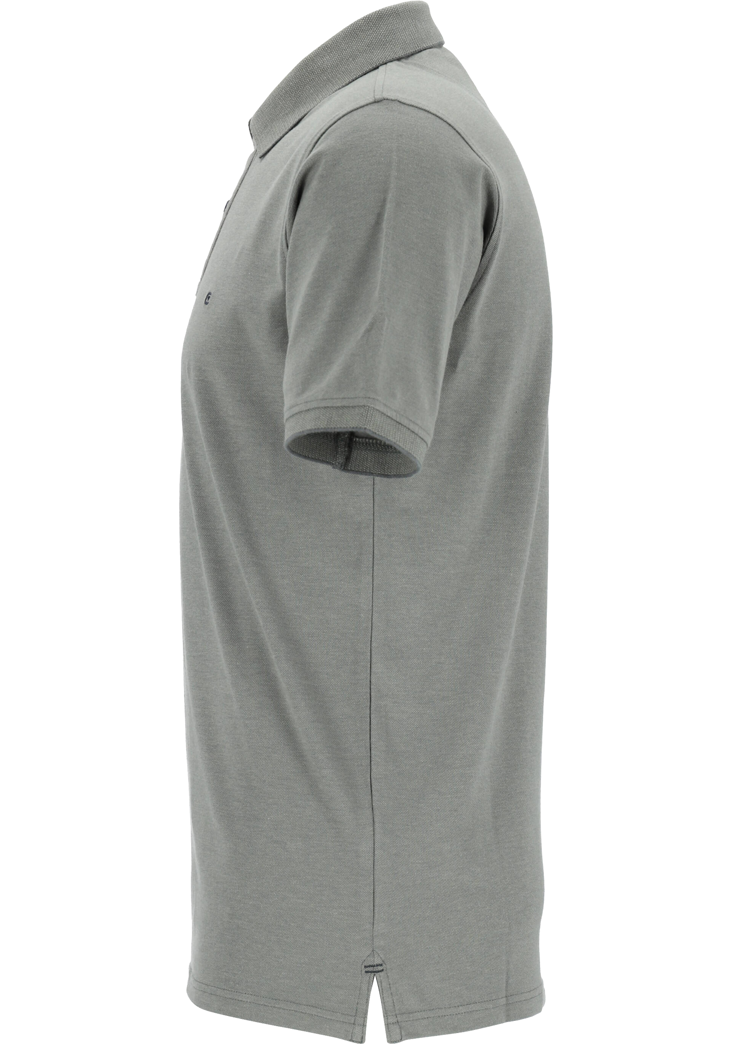 CASA MODA comfort fit poloshirt, stretch, grijs-groen