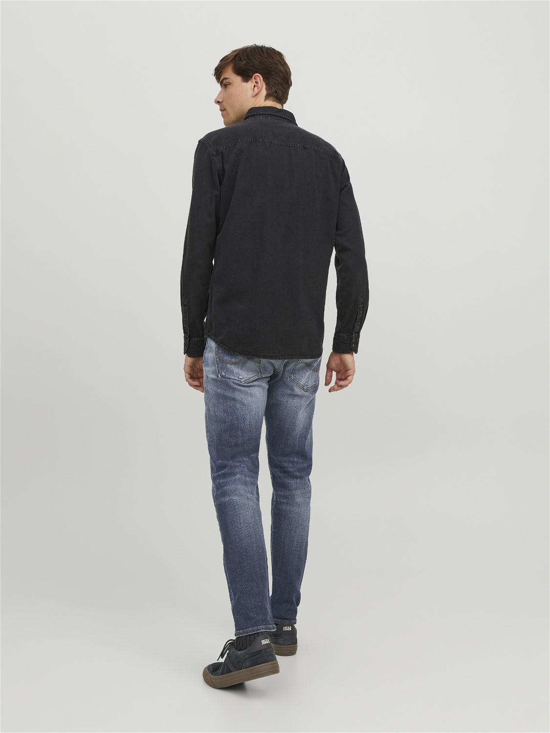 JACK & JONES Erik Original regular fit, heren jeans, denimblauw