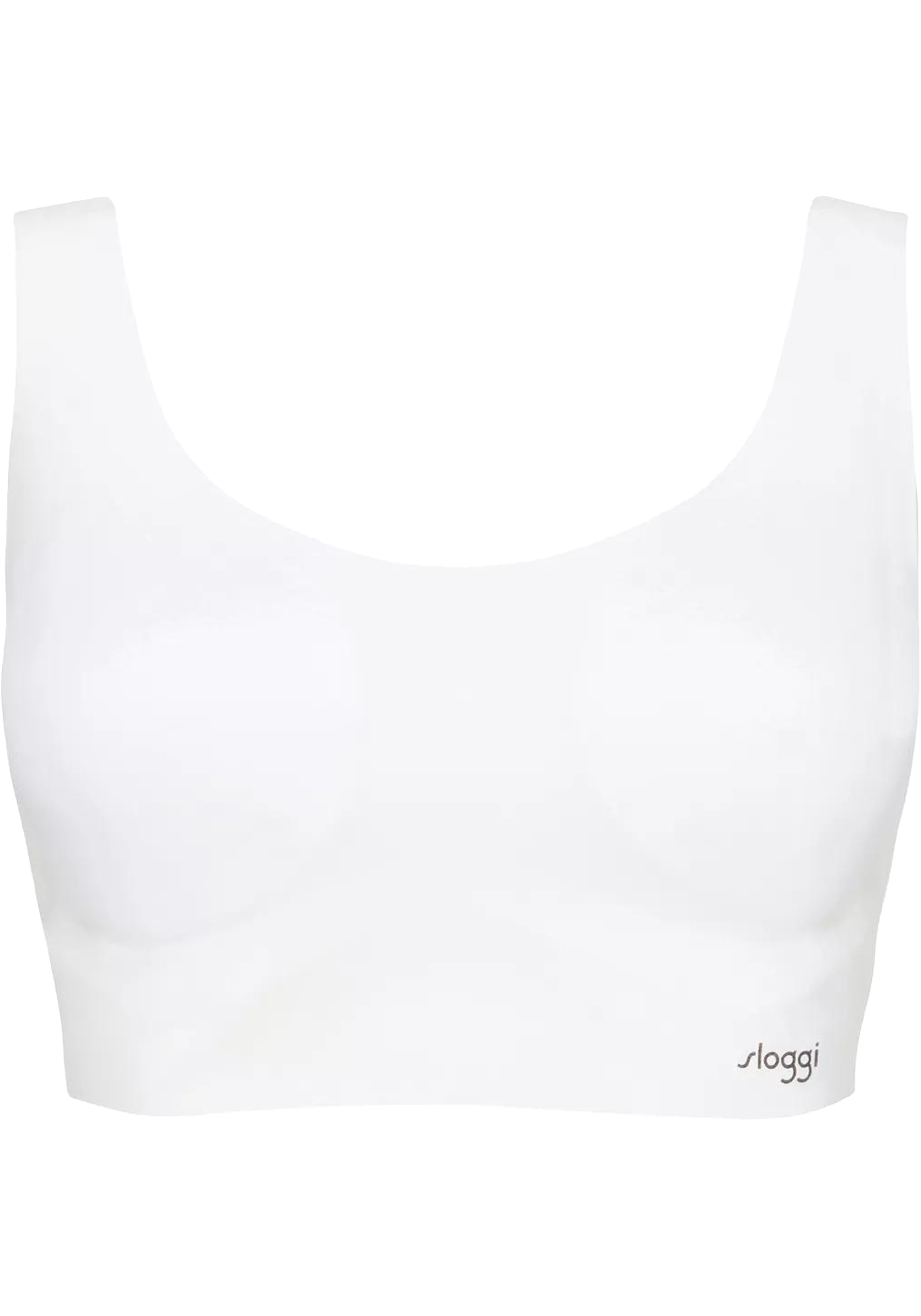 Sloggi Zero Feel Top Bustino Donna - Senza Cuciture, Microfibra Morbida, Coppe Removibili