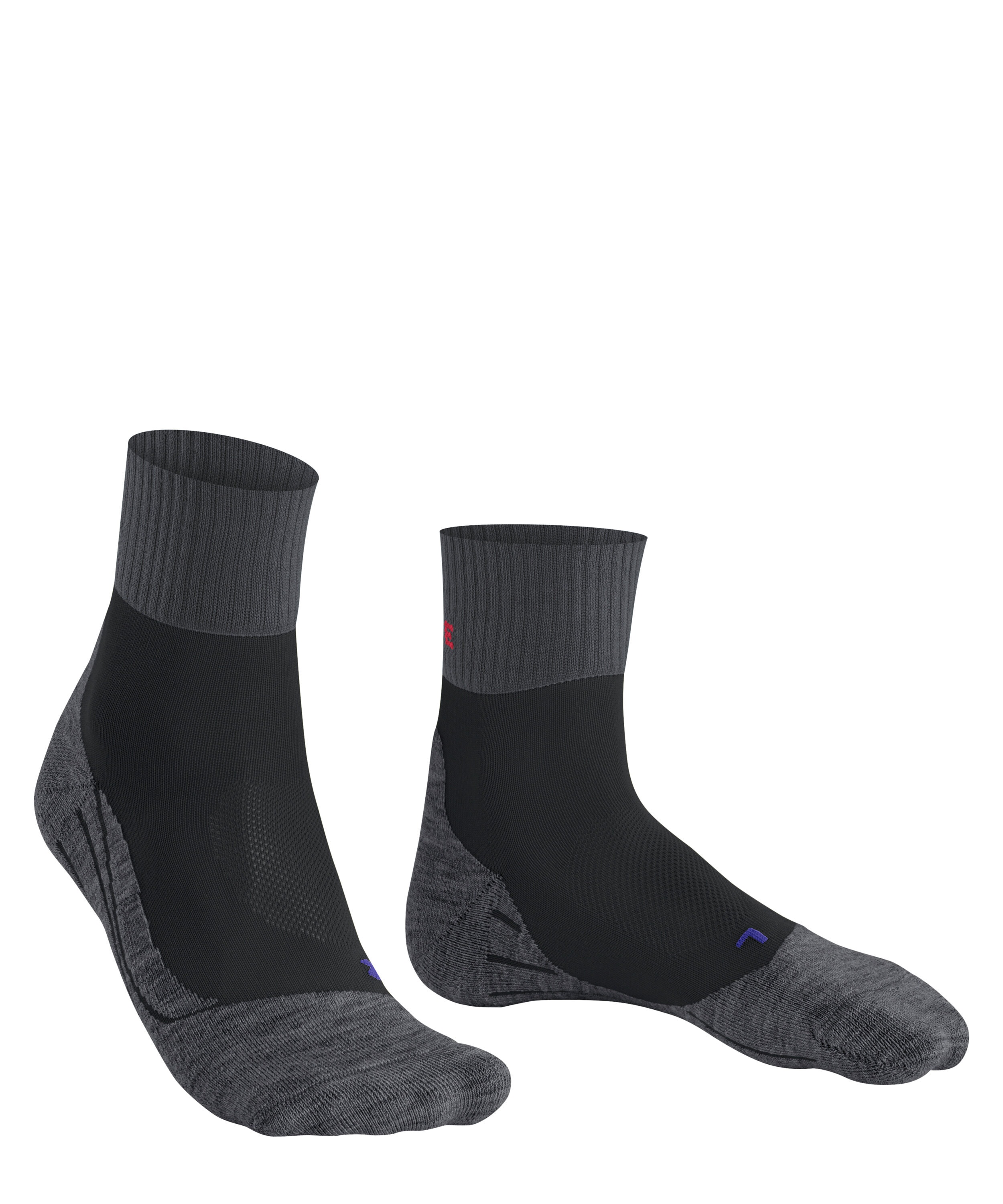 FALKE TK2 Explore Cool Short heren trekking sokken kort, zwart (black)