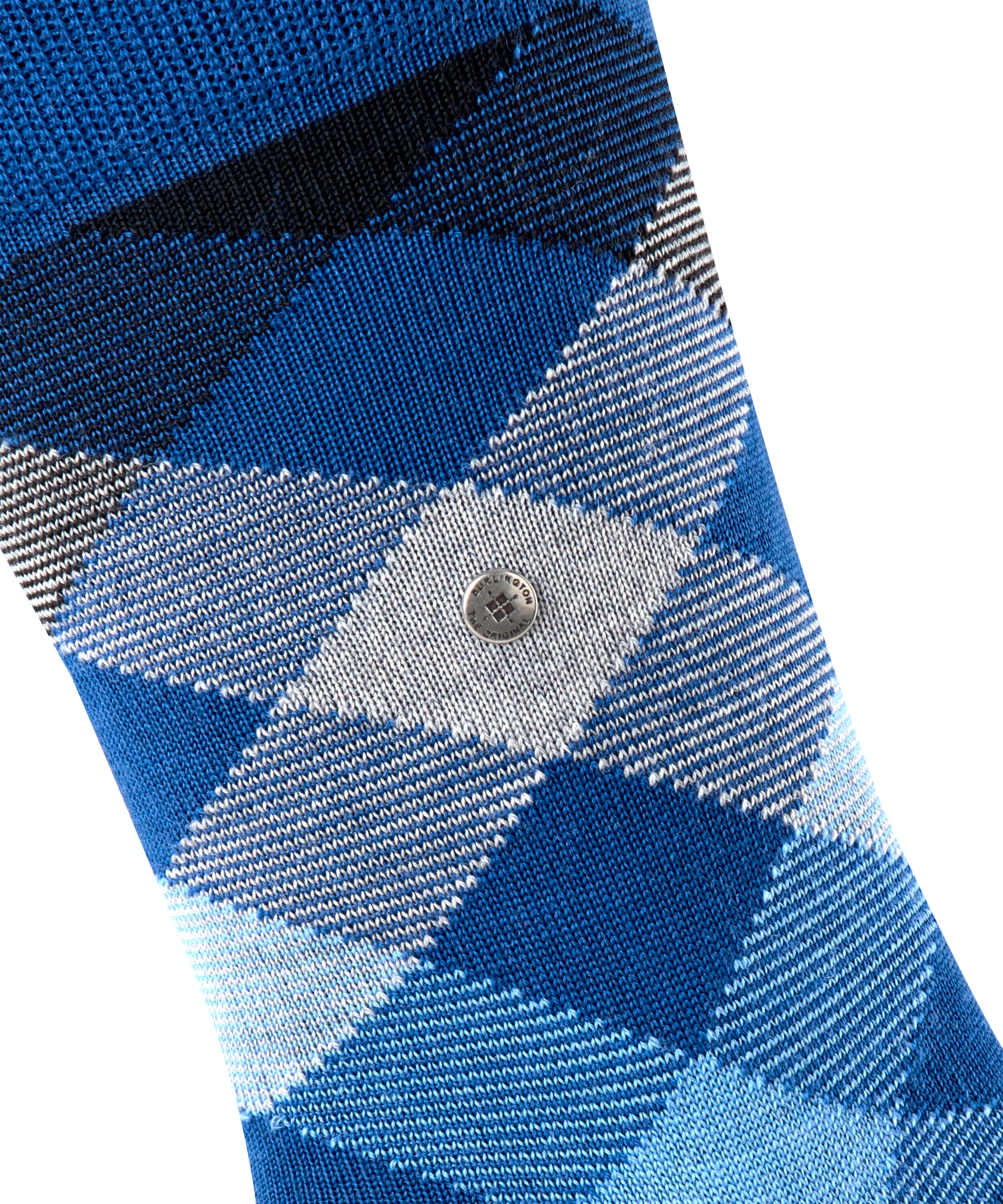 Burlington Newcastle herensokken, blauw (royal blue)