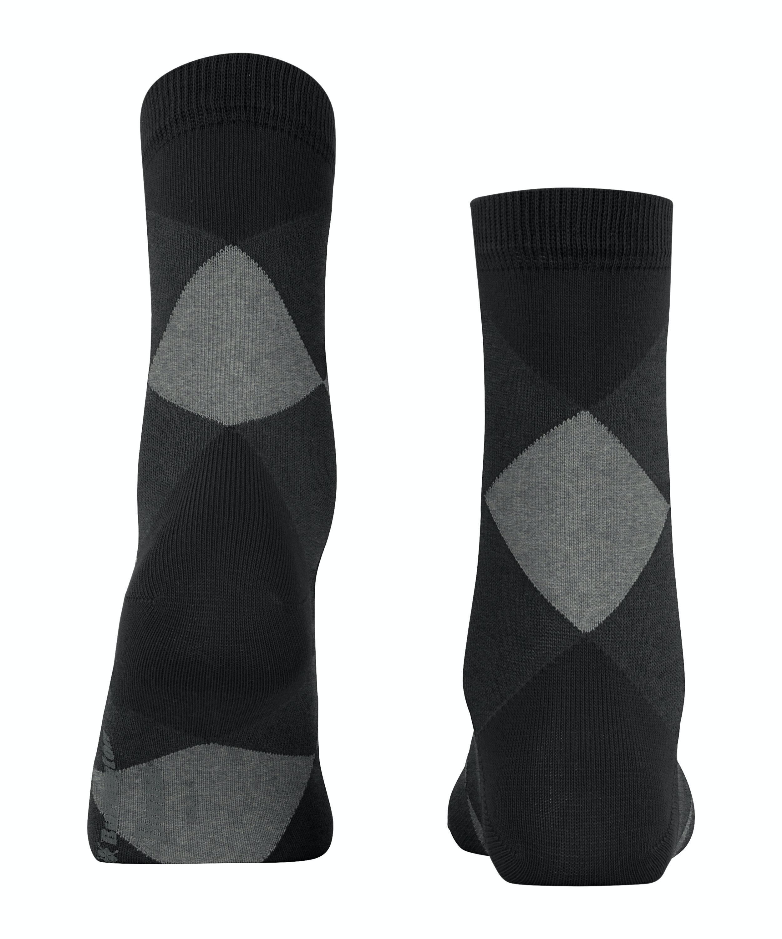 Burlington Bonnie damessokken kort, zwart (black)