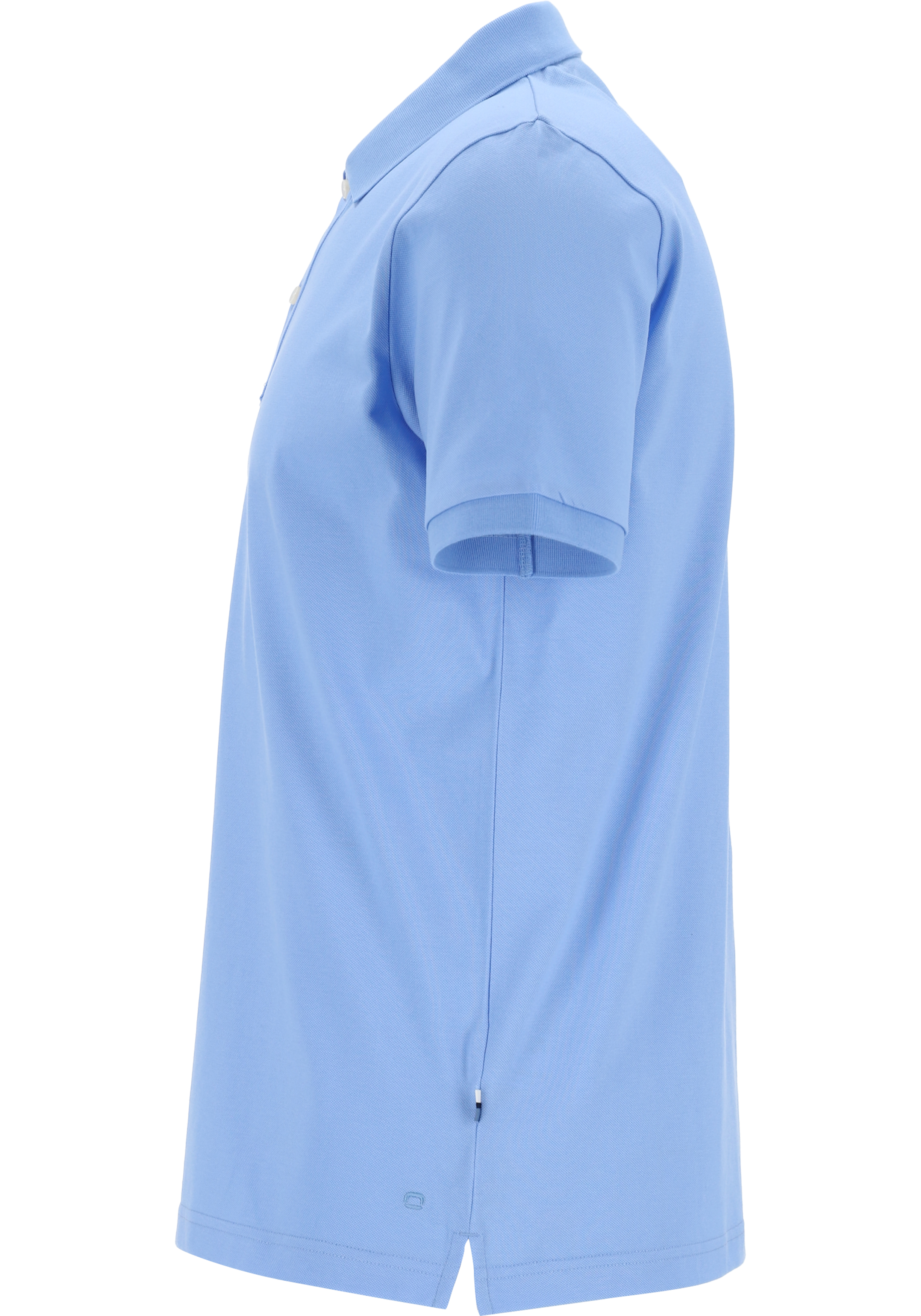 OLYMP Polo Casual, modern fit polo, lichtblauw