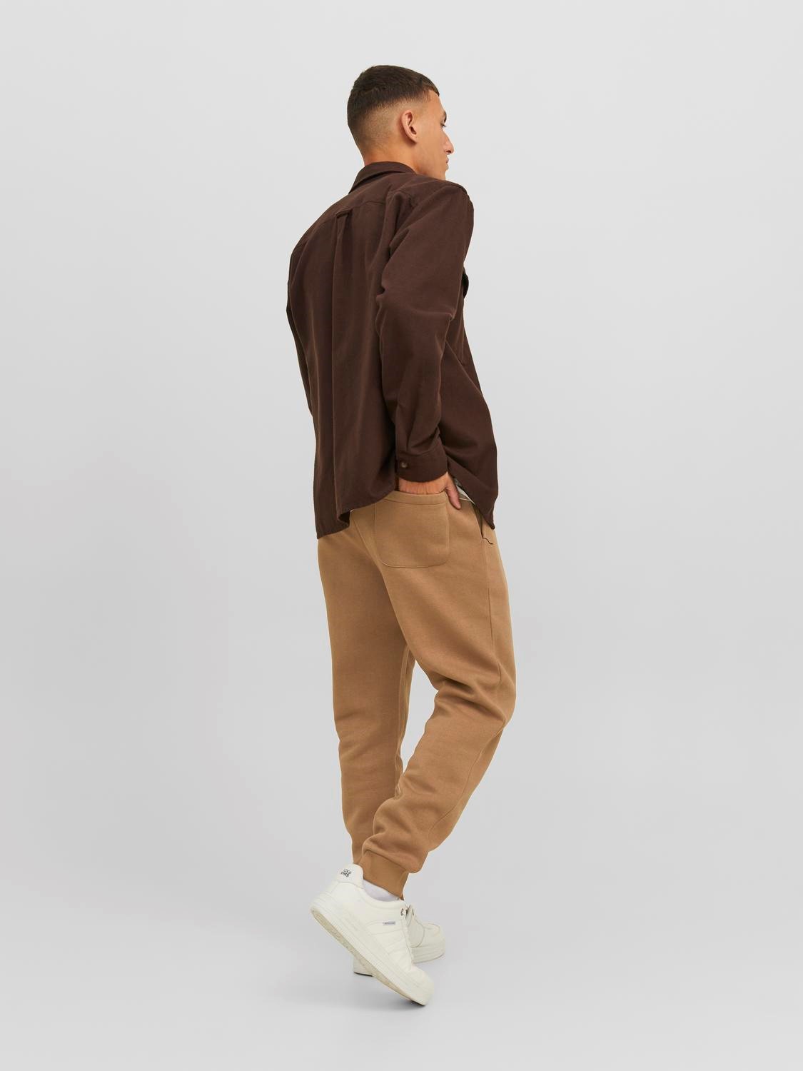 JACK & JONES Gordon Bradley Sweat Pant regular fit, heren joggingbroek, camel bruin
