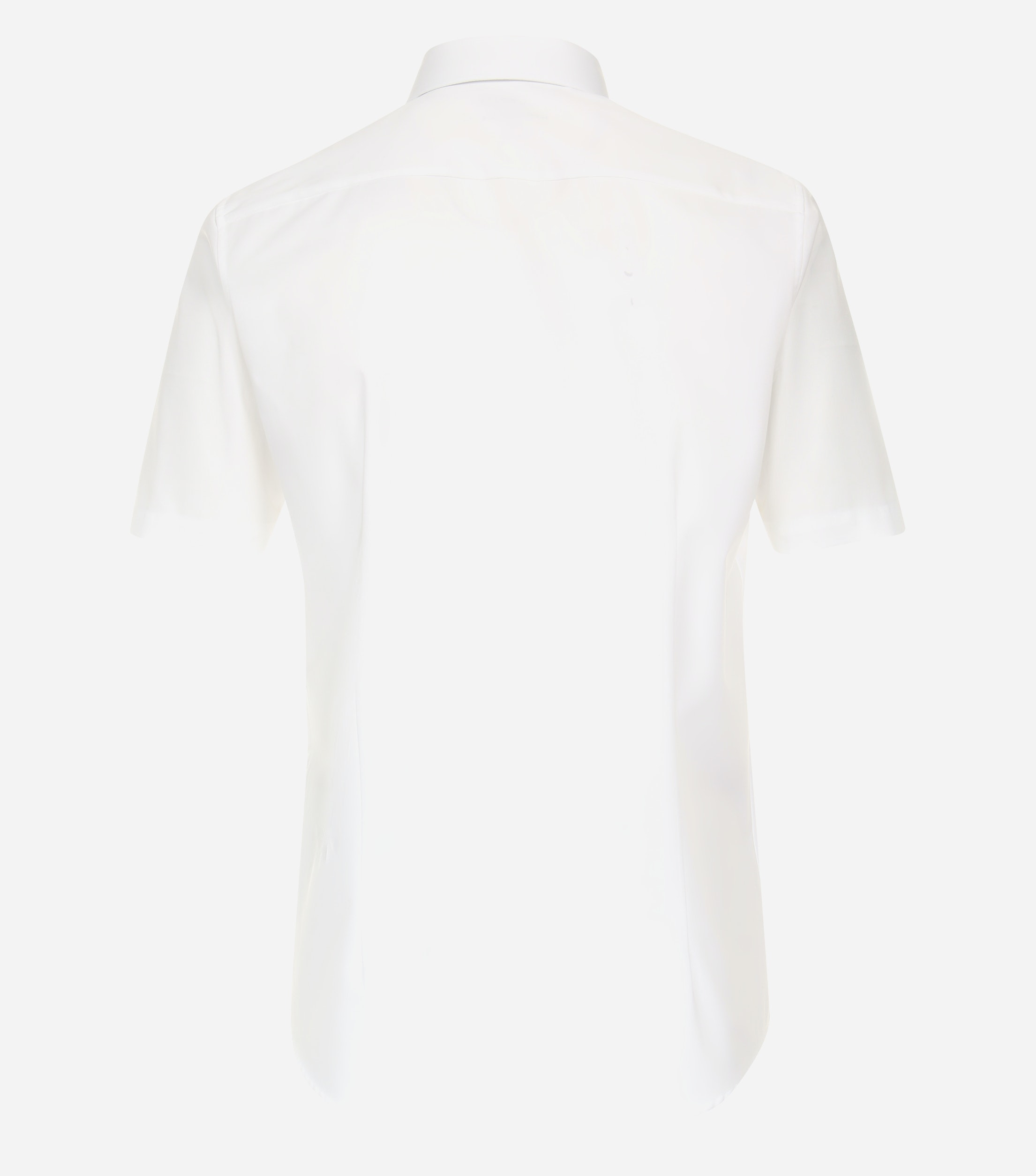 VENTI modern fit overhemd, korte mouw, twill, wit