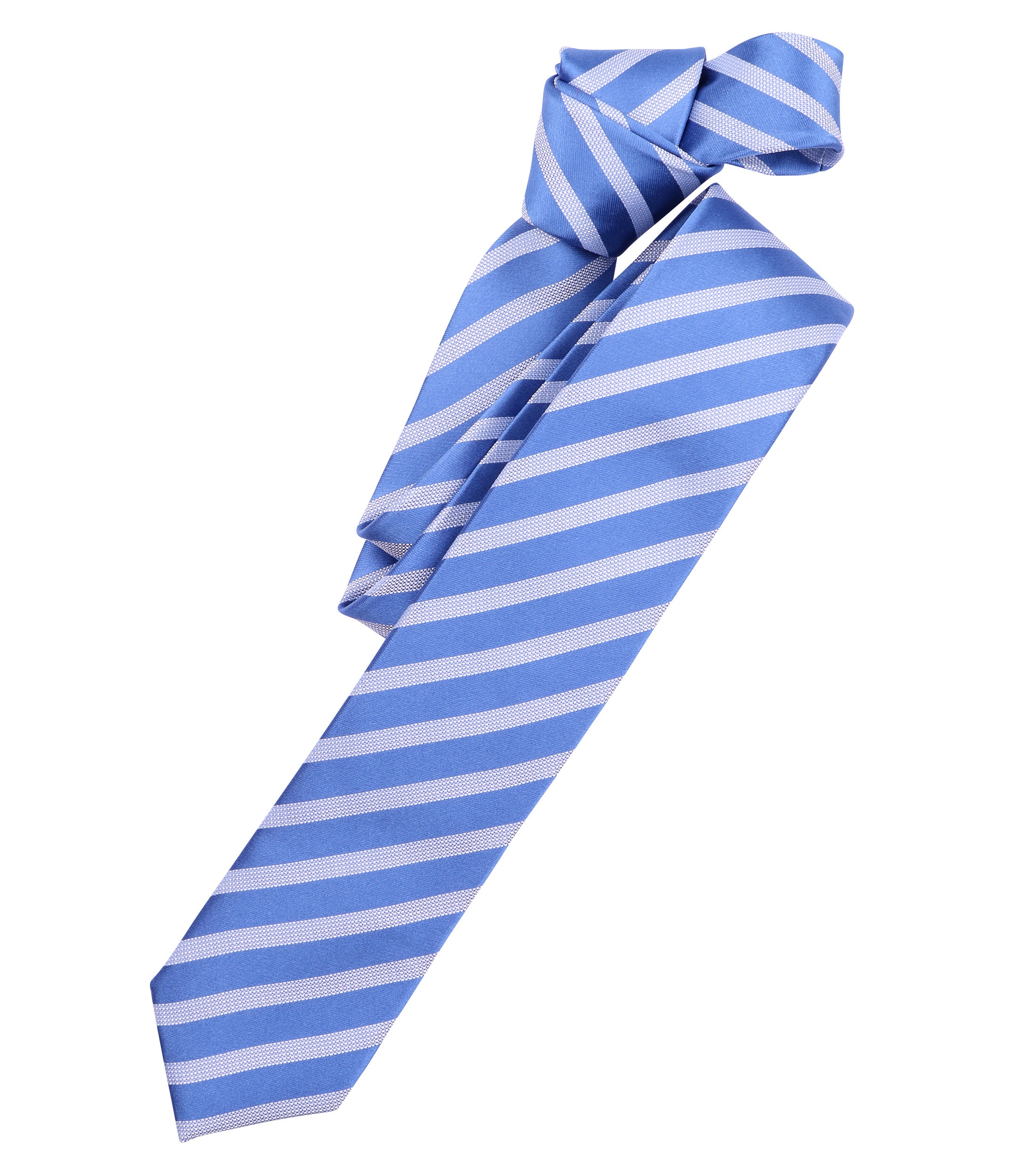 VENTI stropdas, blauw, wit gestreept