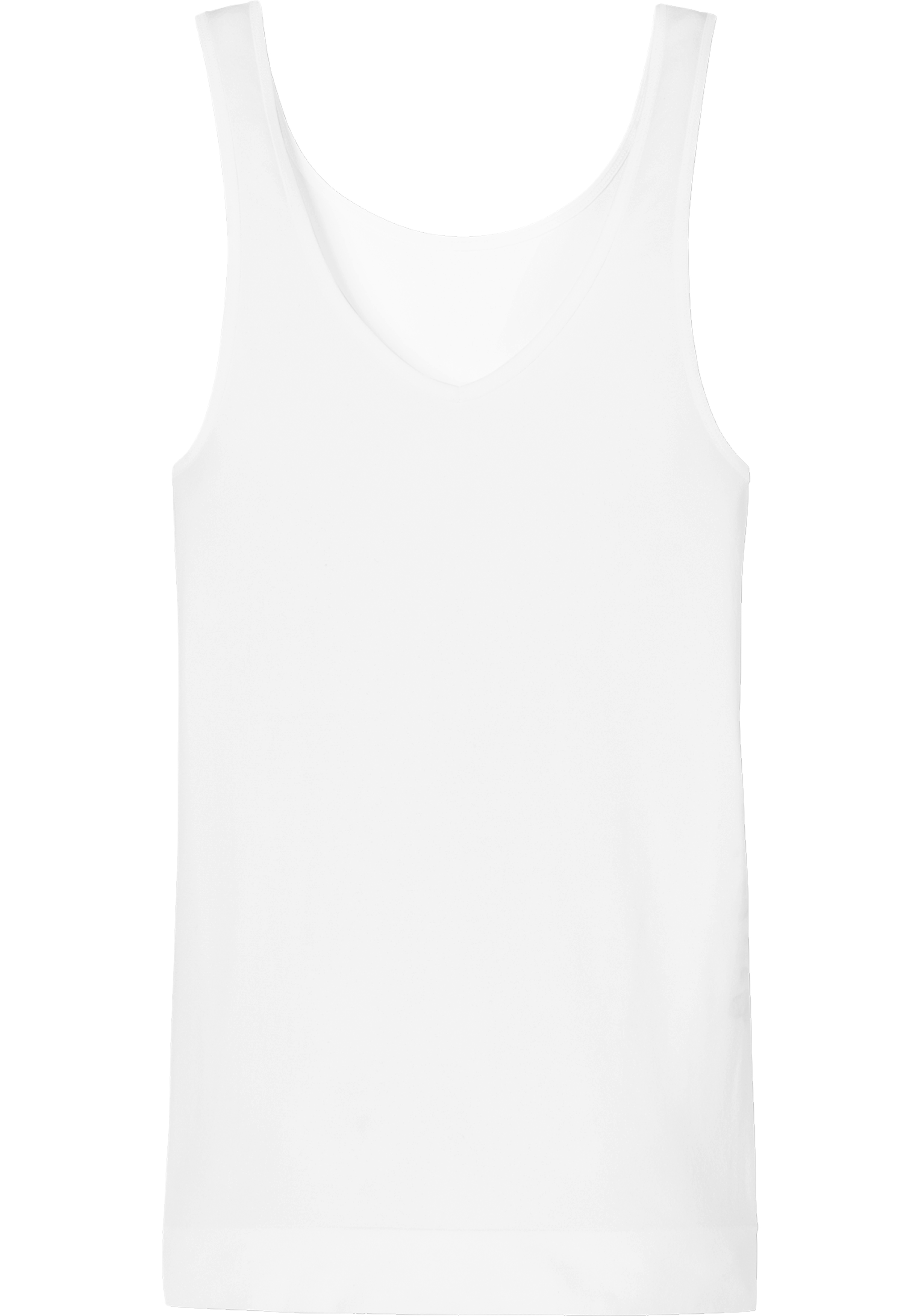 SCHIESSER Seamless Light dames tank top, naadloos hemd, wit                      