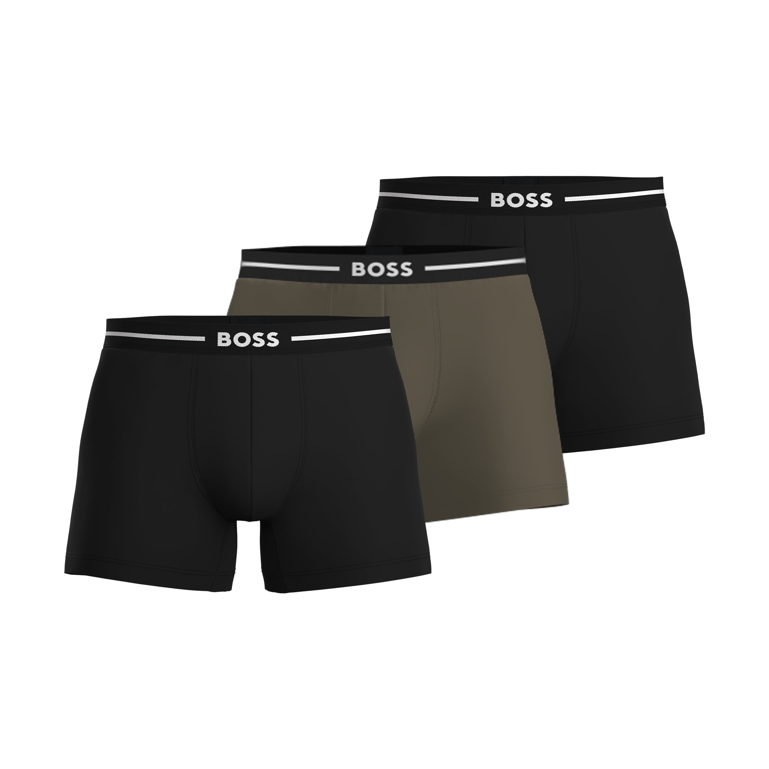HUGO BOSS Bold boxer briefs (3-pack), heren boxers normale lengte, multicolor (set met verschillende kleuren)