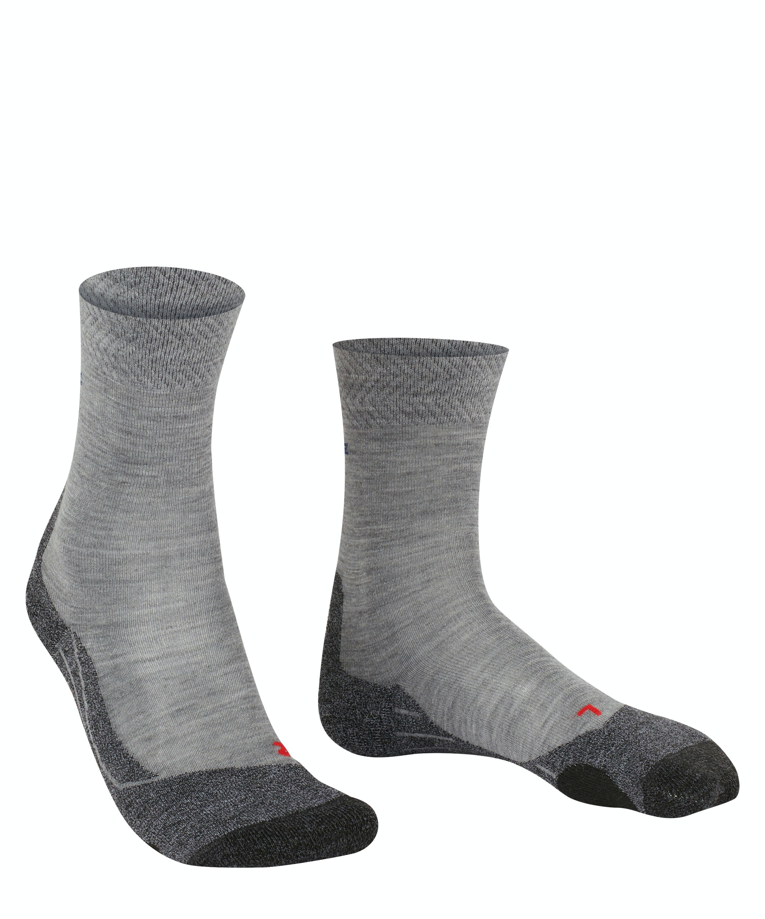 FALKE TK2 Explore Melange heren trekking sokken, grijs (m.grey melange)
