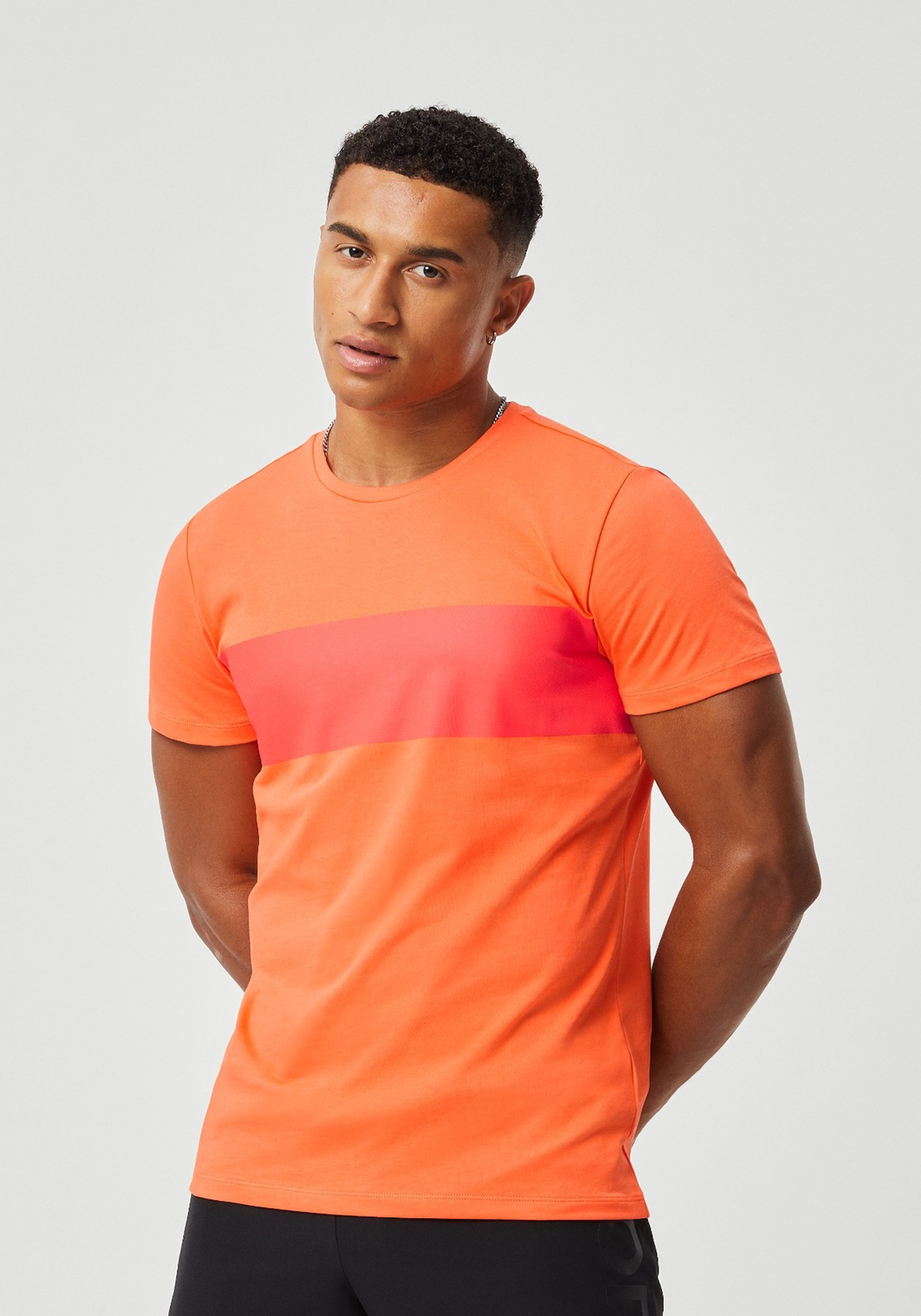 Bjorn Borg T-shirt Stripe, oranje