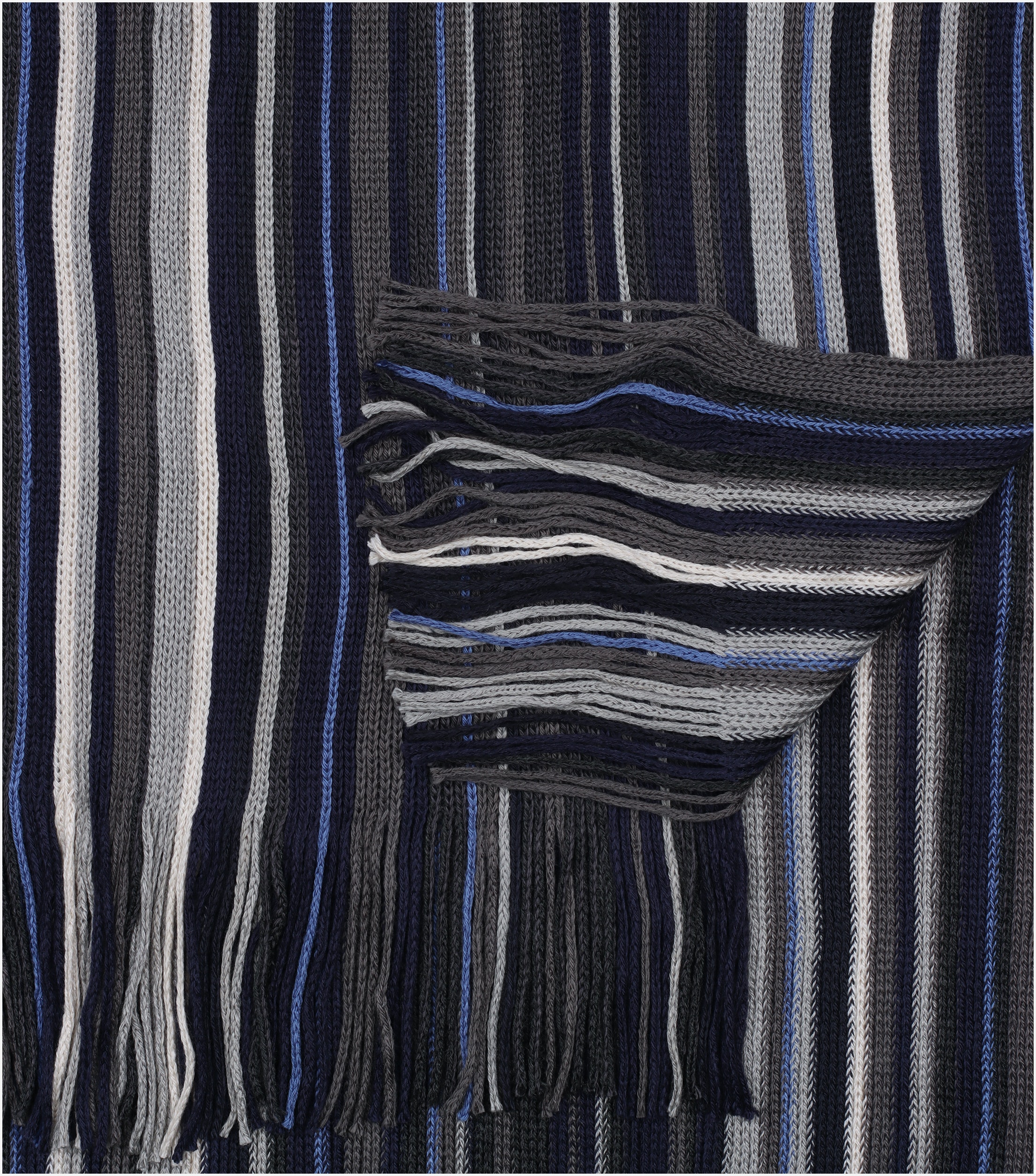 CASA MODA sjaal, blauw gestreept
