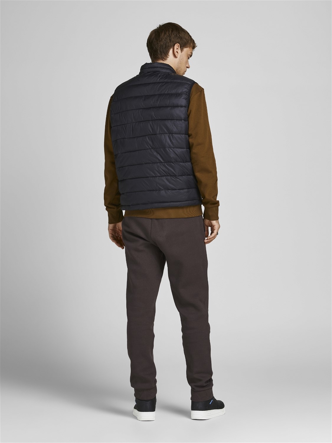 JACK & JONES Gordon Newsoft Sweat Pant regular fit, heren joggingbroek, bruin