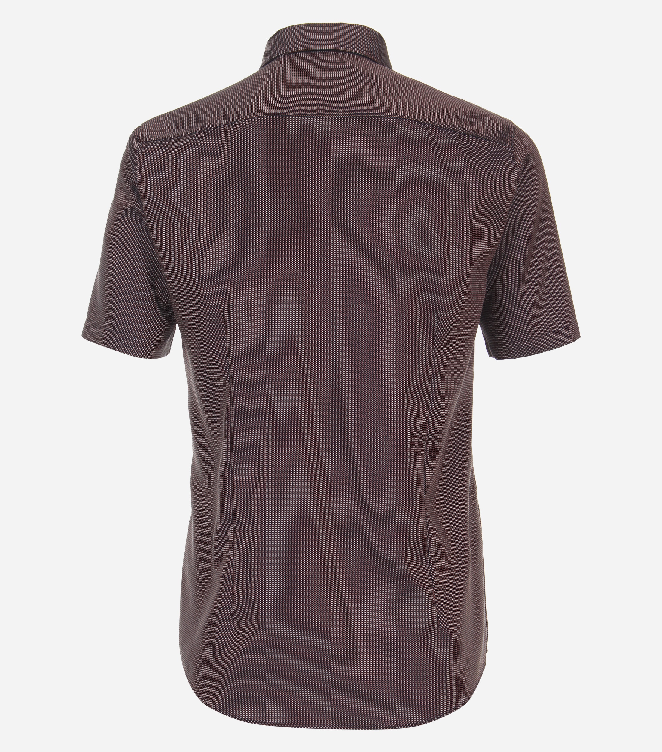 VENTI modern fit overhemd, korte mouw, twill, blauw